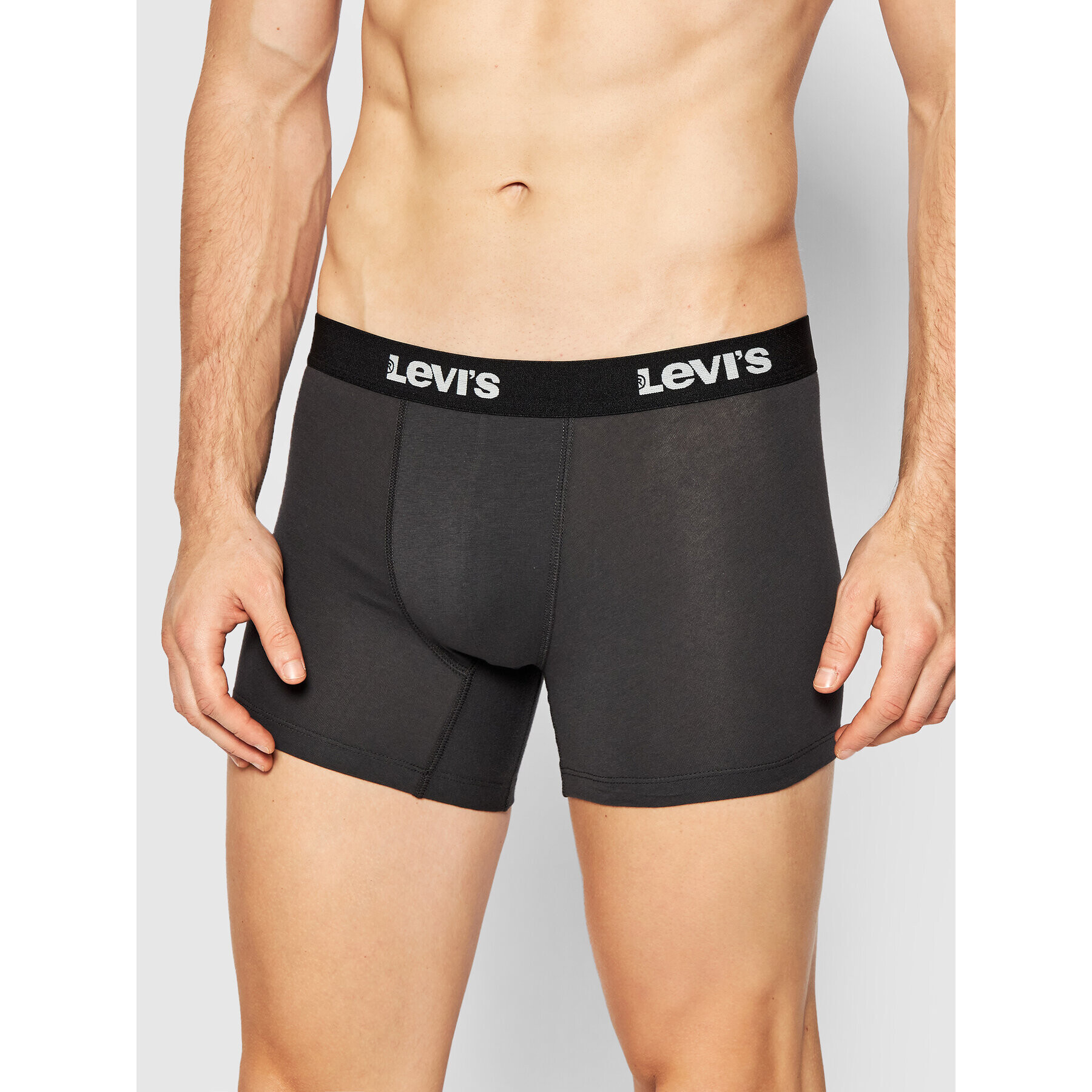 Levi's® Комплект 3 чифта боксерки 701219019 Сив - Pepit.bg