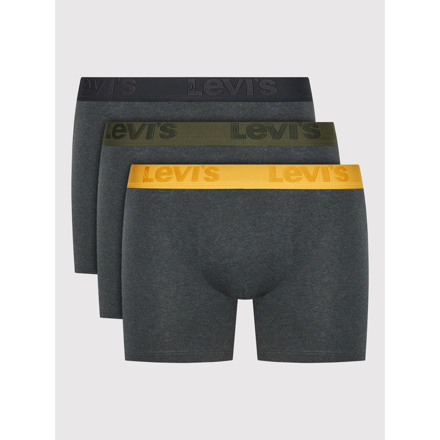 Levi's® Комплект 3 чифта боксерки 905045001 Сив - Pepit.bg