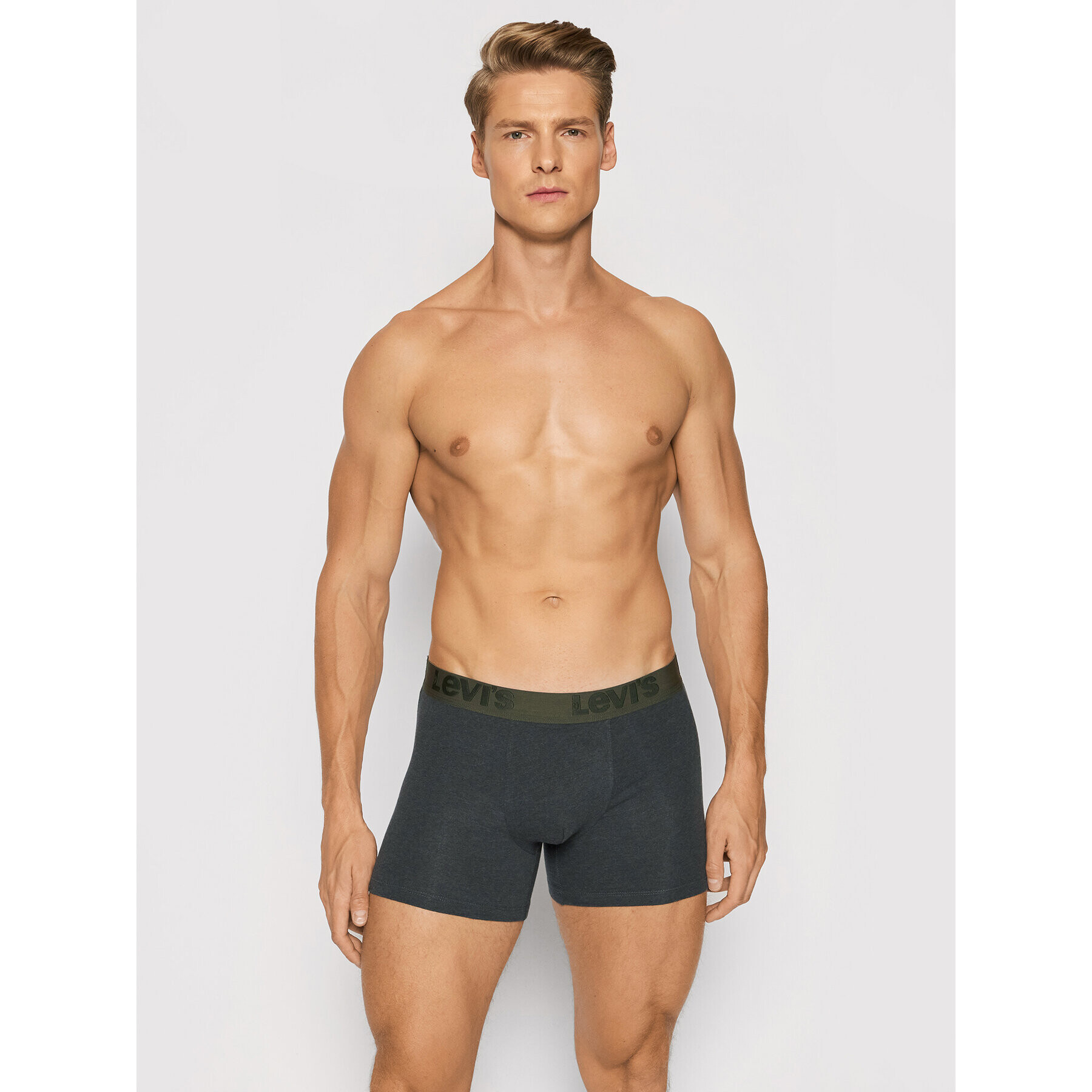 Levi's® Комплект 3 чифта боксерки 905045001 Сив - Pepit.bg