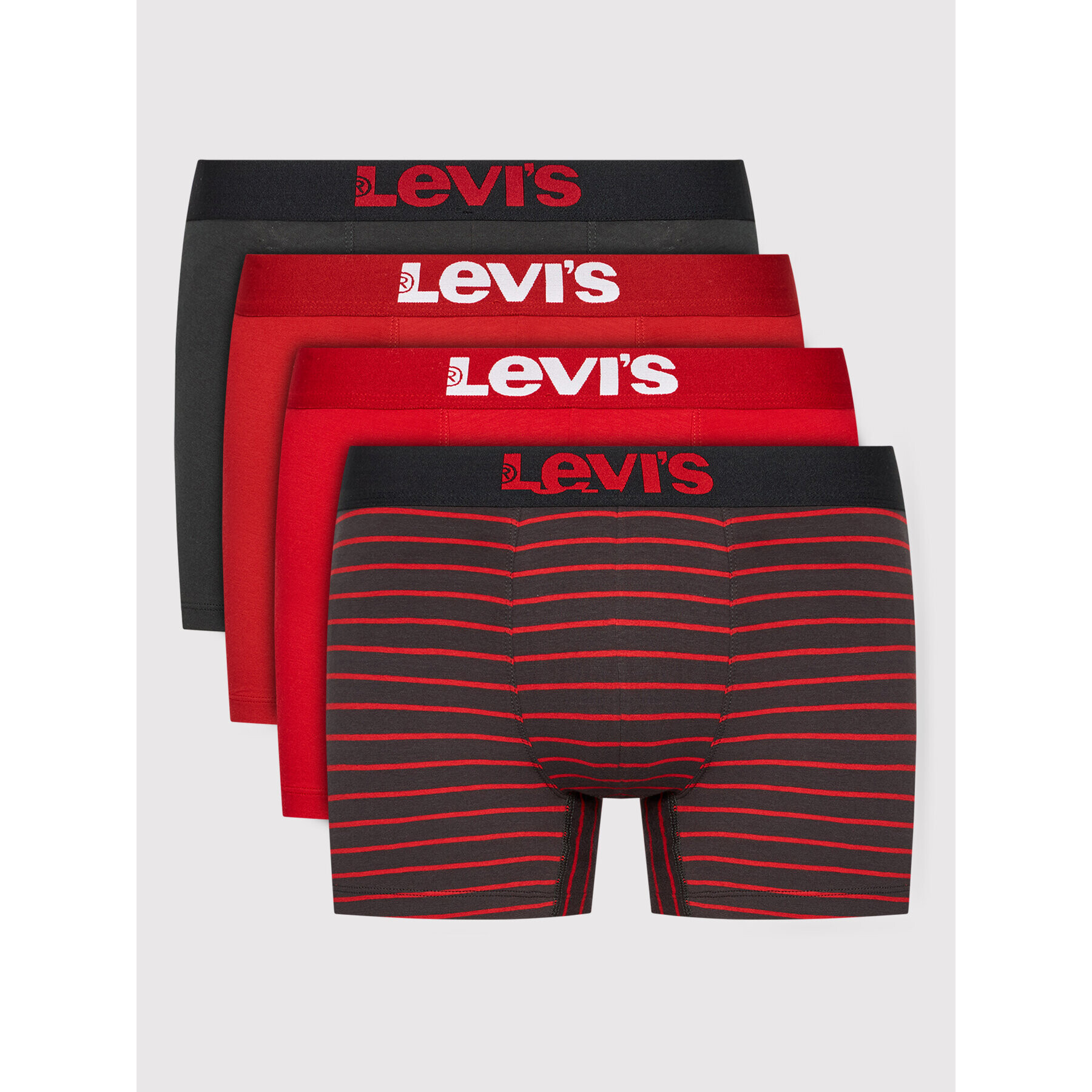 Levi's® Комплект 4 чифта боксерки 37149-0478 Червен - Pepit.bg