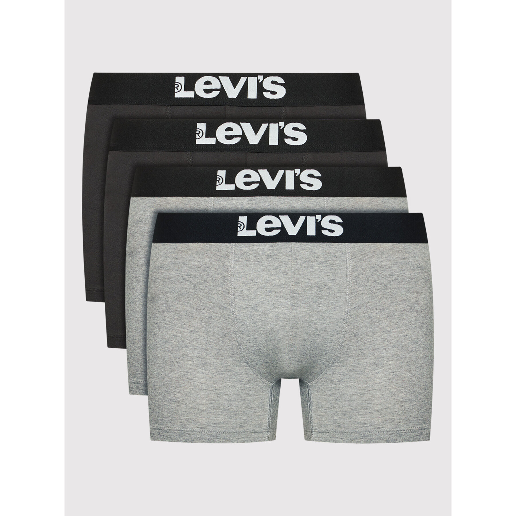 Levi's® Комплект 4 чифта боксерки 37149-0480 Сив - Pepit.bg