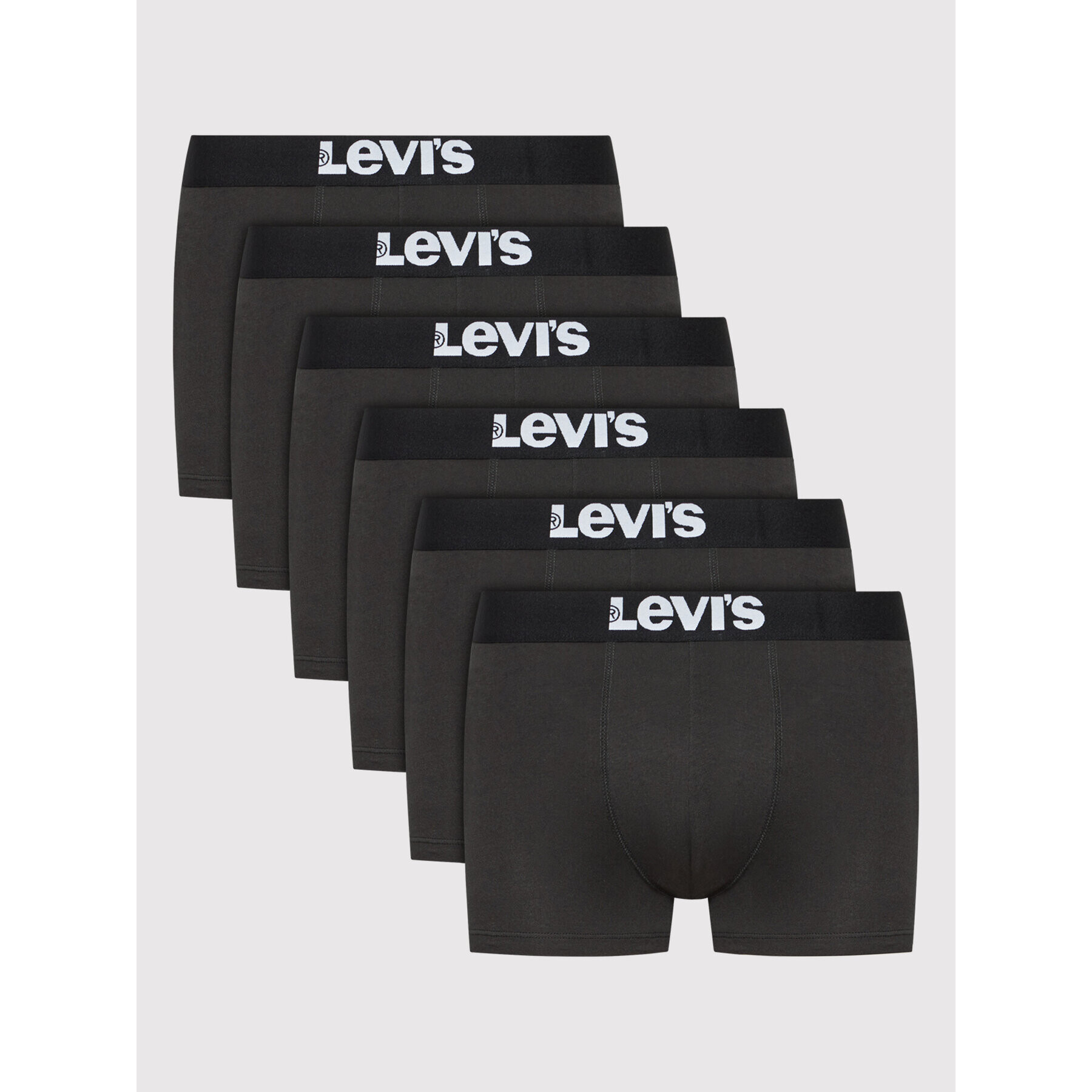 Levi's® Комплект 6 чифта боксери 37149-0487 Черен - Pepit.bg