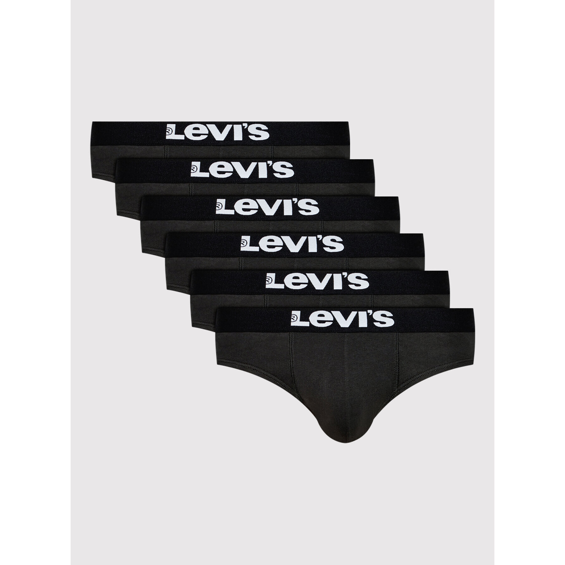 Levi's® Комплект 6 чифта слипове 37149-0486 Черен - Pepit.bg