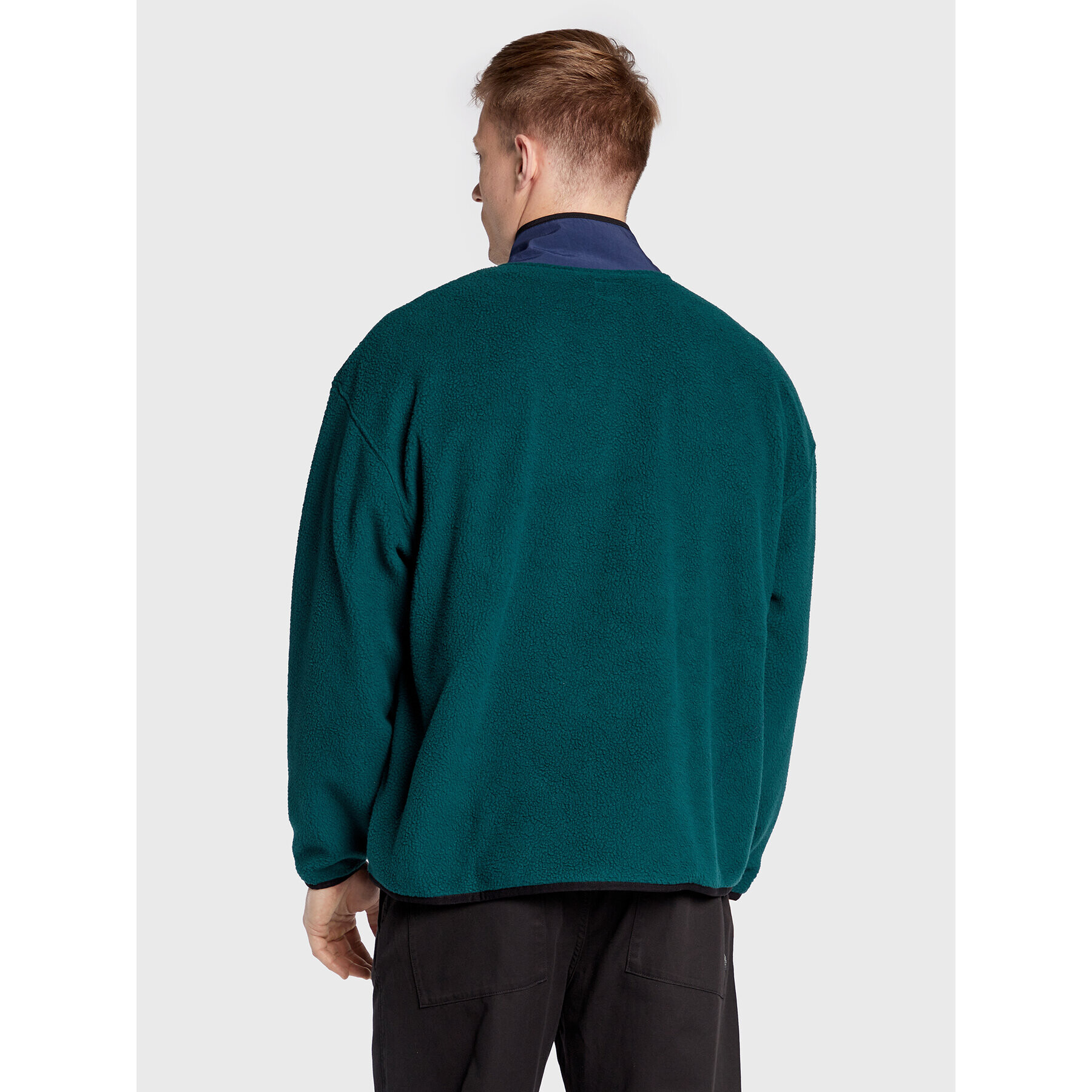 Levi's® Полар Mock Neck A3301-0001 Зелен Oversize - Pepit.bg