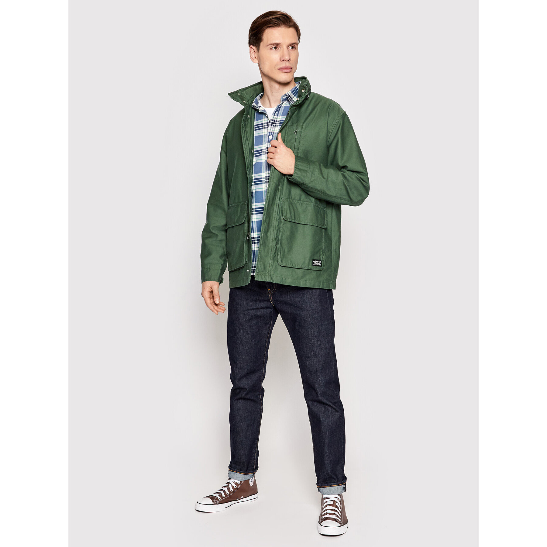 Levi's® Преходно яке Fulton Field A0677-0000 Зелен Regular Fit - Pepit.bg