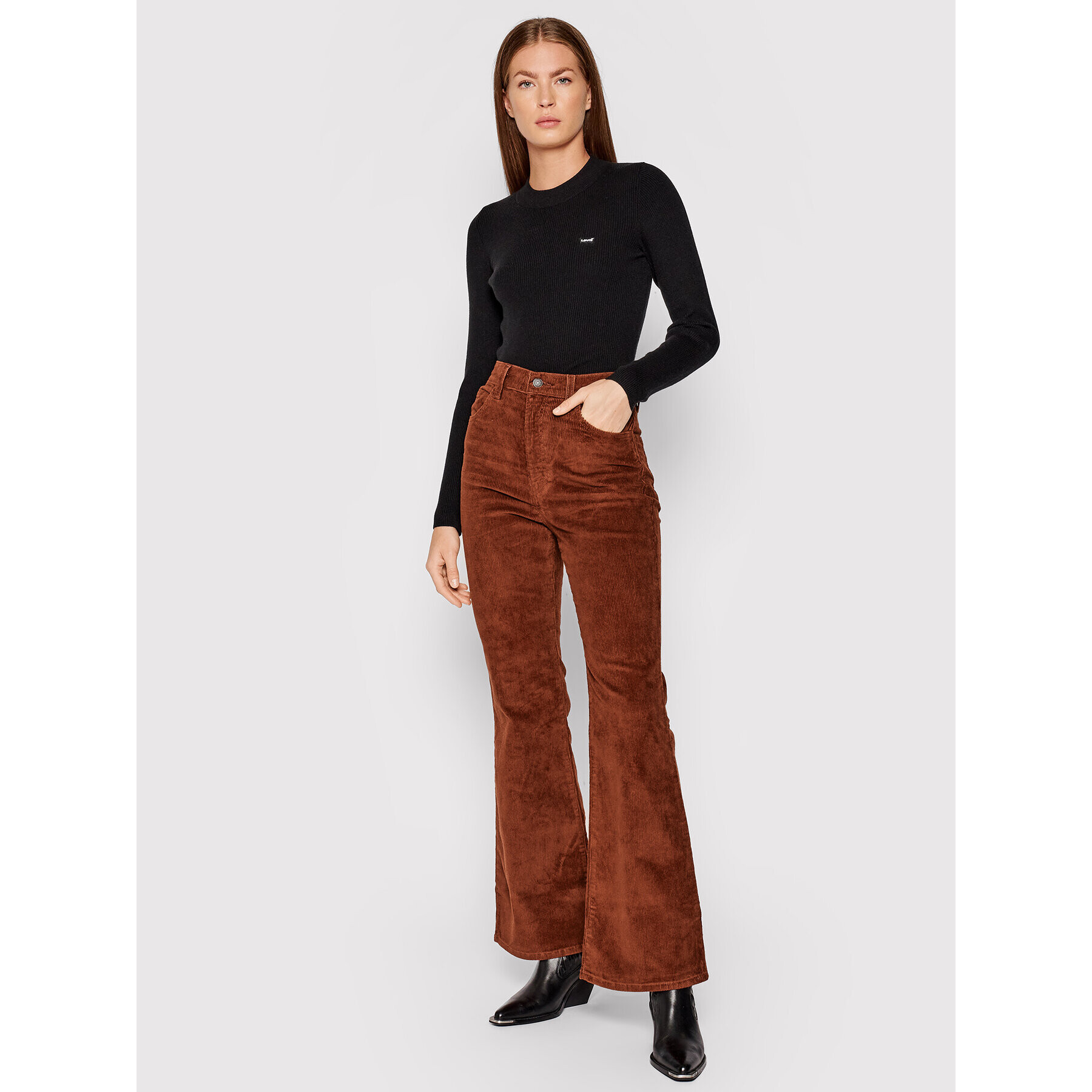 Levi's® Пуловер Sweat A0719-0000 Черен Slim Fit - Pepit.bg
