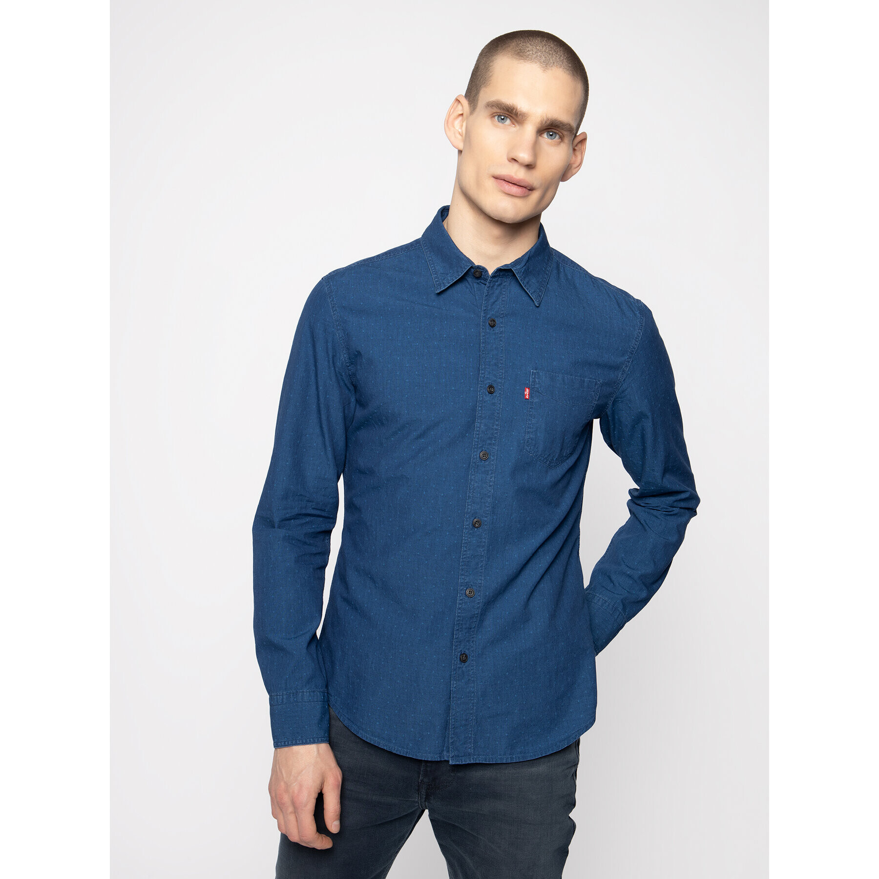 Levi's® Риза Sunset One Pocket 86619-0006 Тъмносин Slim Fit - Pepit.bg