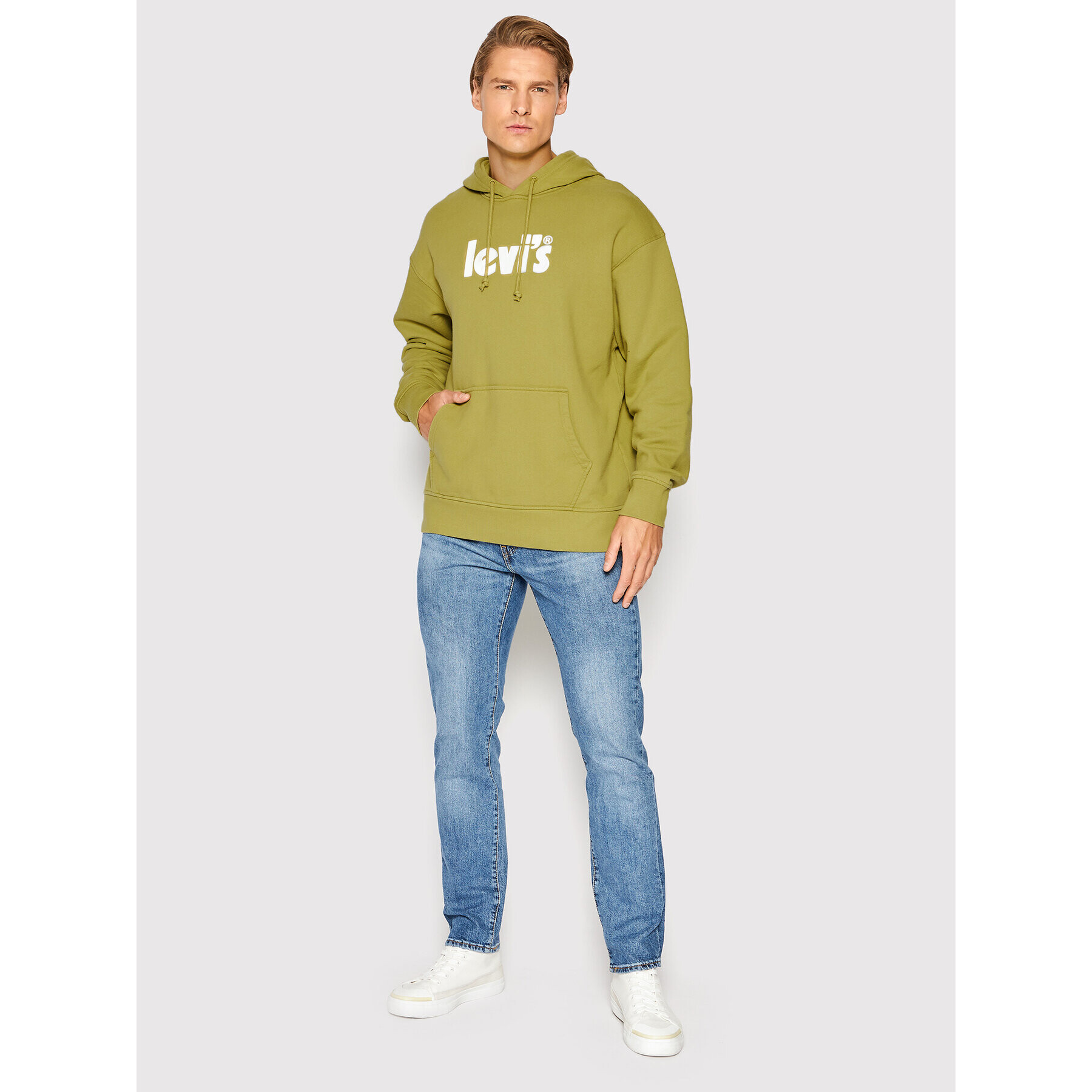 Levi's® Суитшърт Graphic 38479-0111 Зелен Regular Fit - Pepit.bg