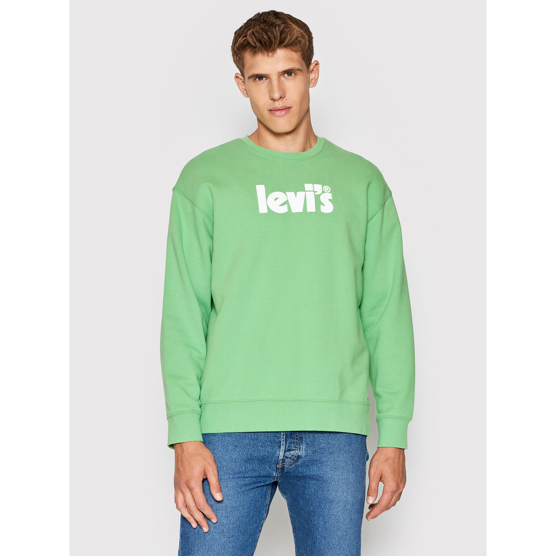 Levi's® Суитшърт Graphic 38712-0051 Зелен Regular Fit - Pepit.bg