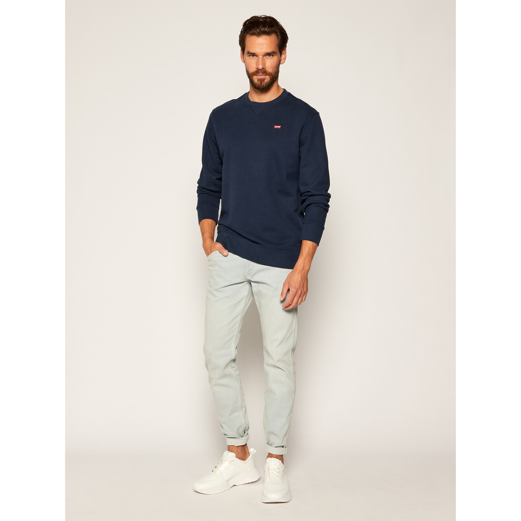 Levi's® Суитшърт Orginal Crew 35909-0001 Тъмносин Regular Fit - Pepit.bg