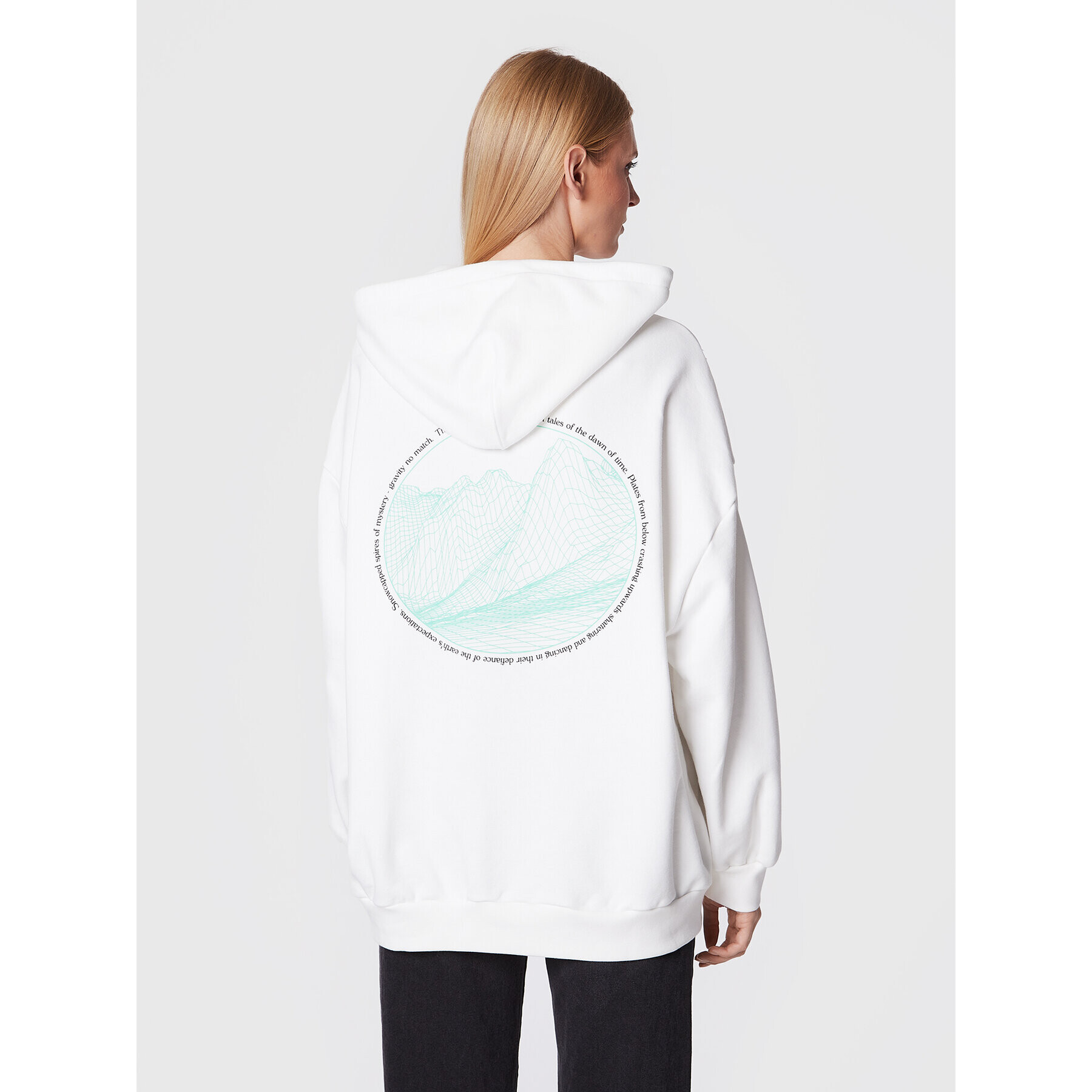 Levi's® Суитшърт Prism A0801-0038 Бял Oversize - Pepit.bg