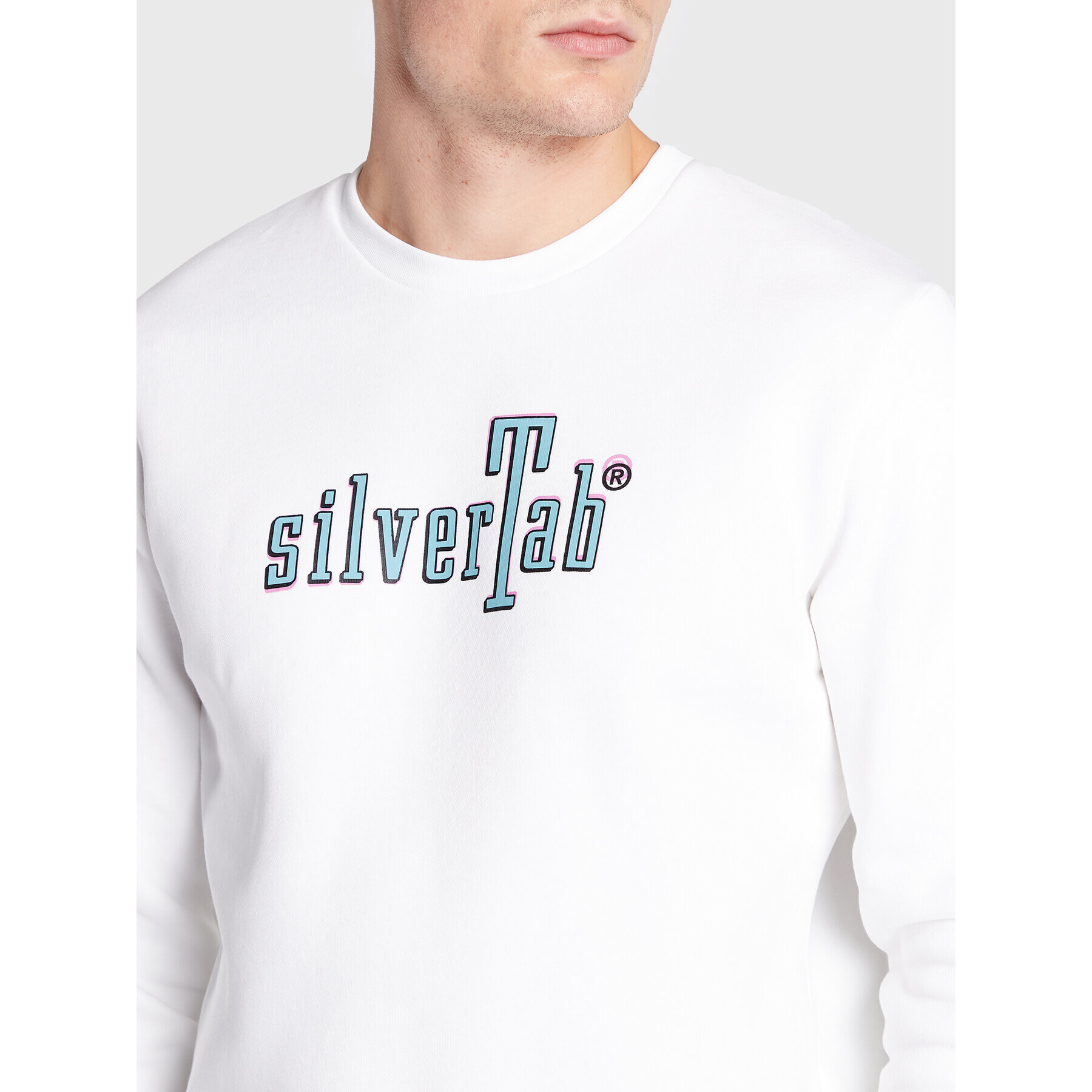 Levi's® Суитшърт Silver Tab 38423-0021 Бял Regular Fit - Pepit.bg