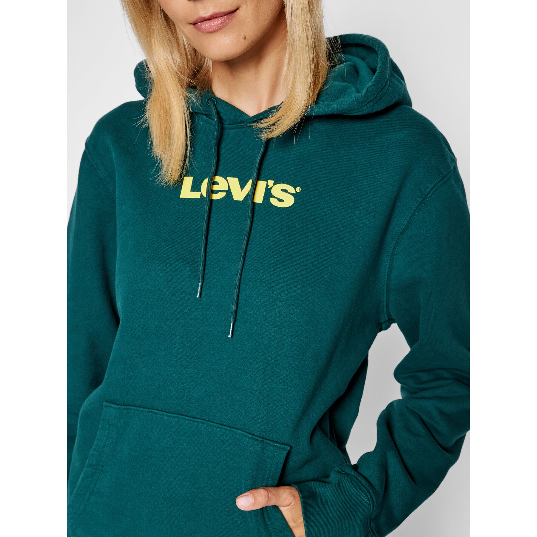 Levi's® Суитшърт Unisex Graphic A2410-0003 Зелен Standard Fit - Pepit.bg