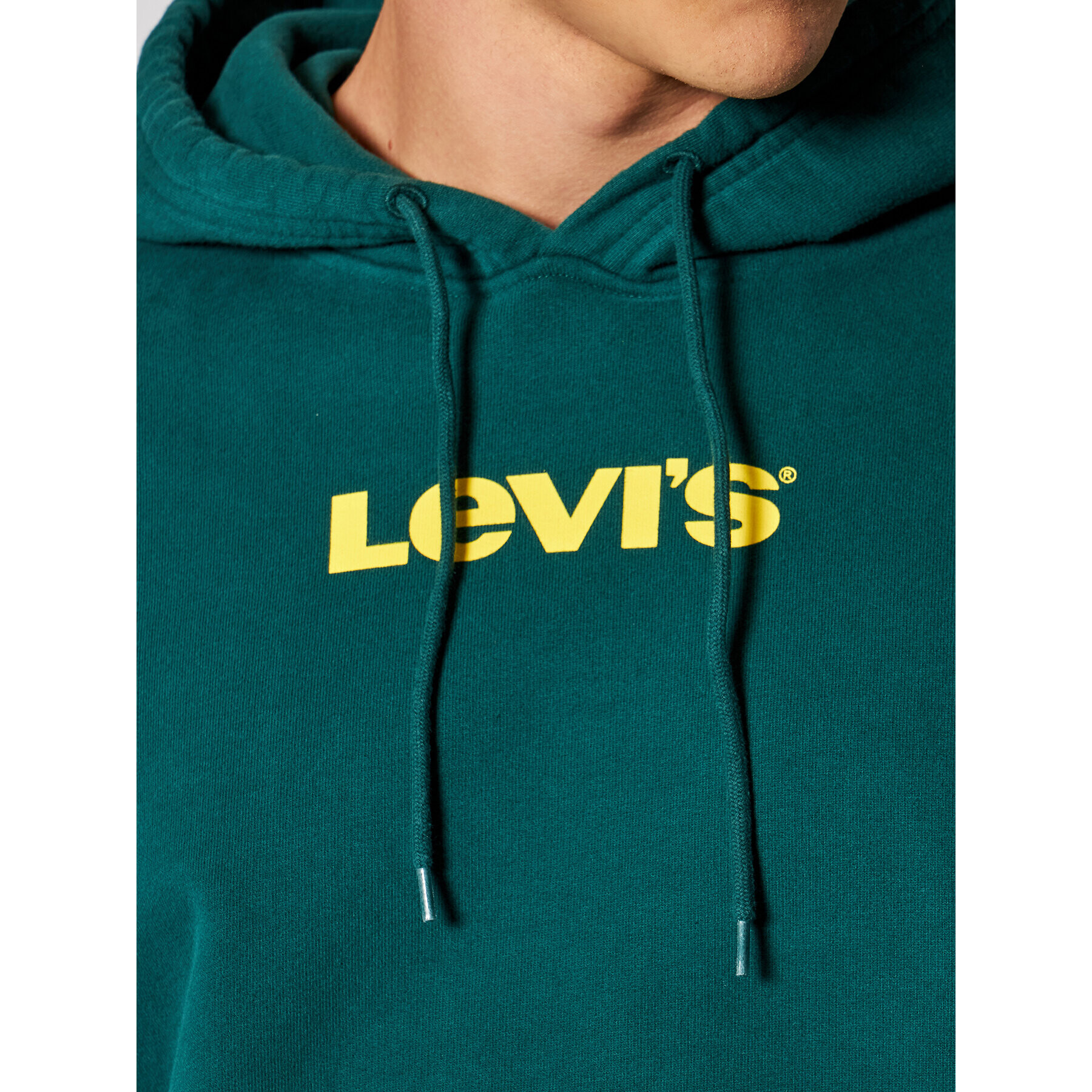 Levi's® Суитшърт Unisex Graphic A2410-0003 Зелен Standard Fit - Pepit.bg