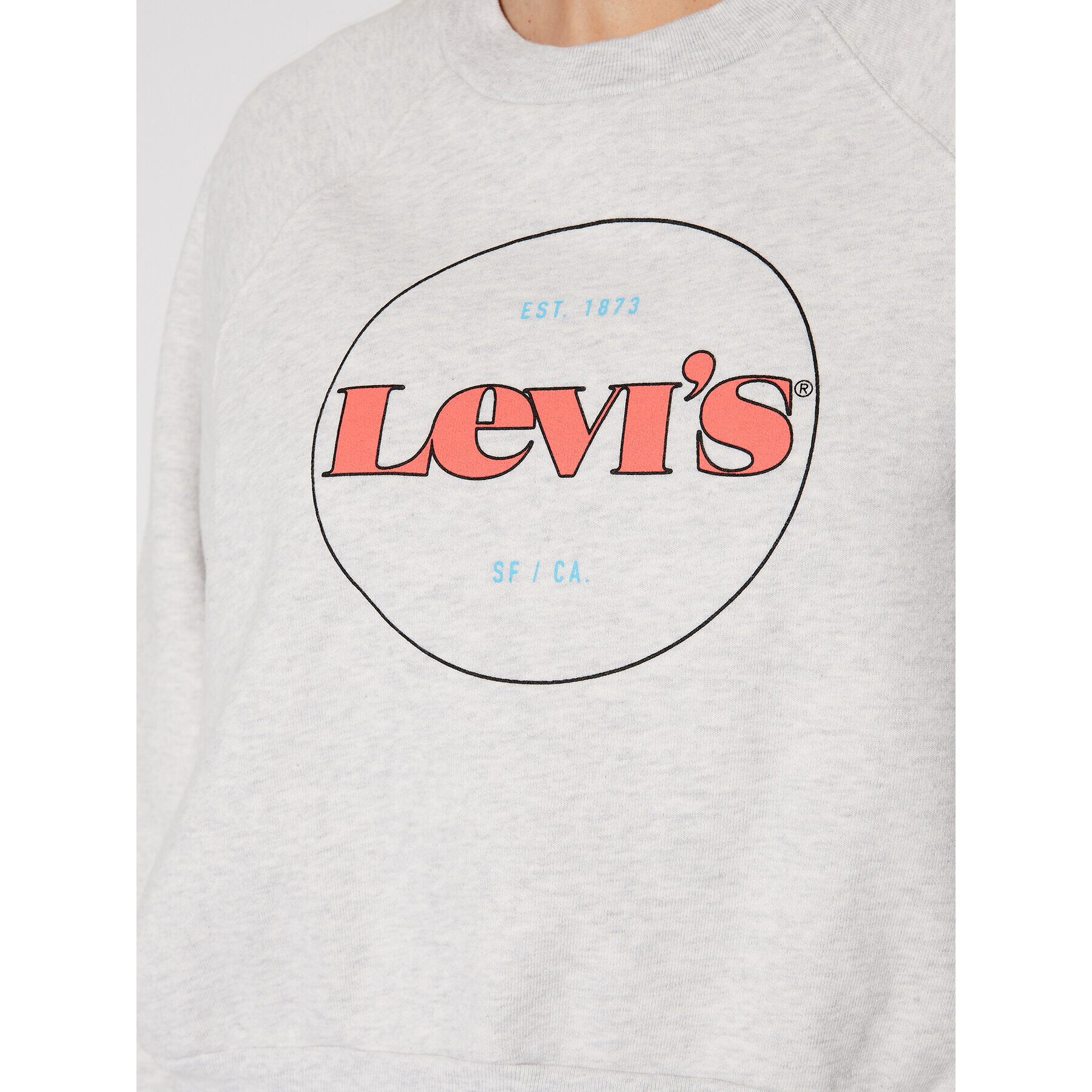 Levi's® Суитшърт Vintage Raglan Fleece 18722-0015 Сив Regular Fit - Pepit.bg