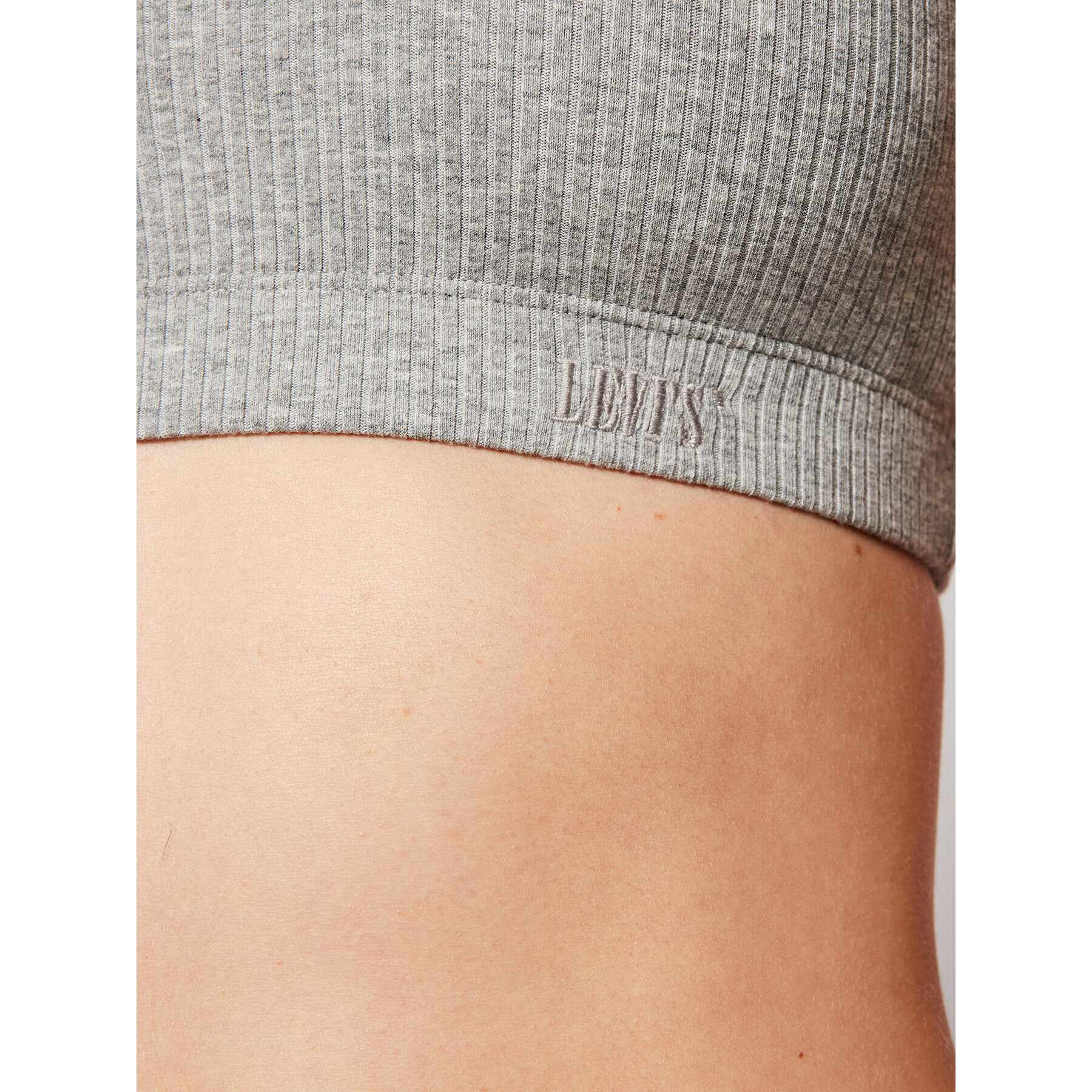 Levi's® Сутиен-топ Rib Bra 16580-0003 Сив - Pepit.bg