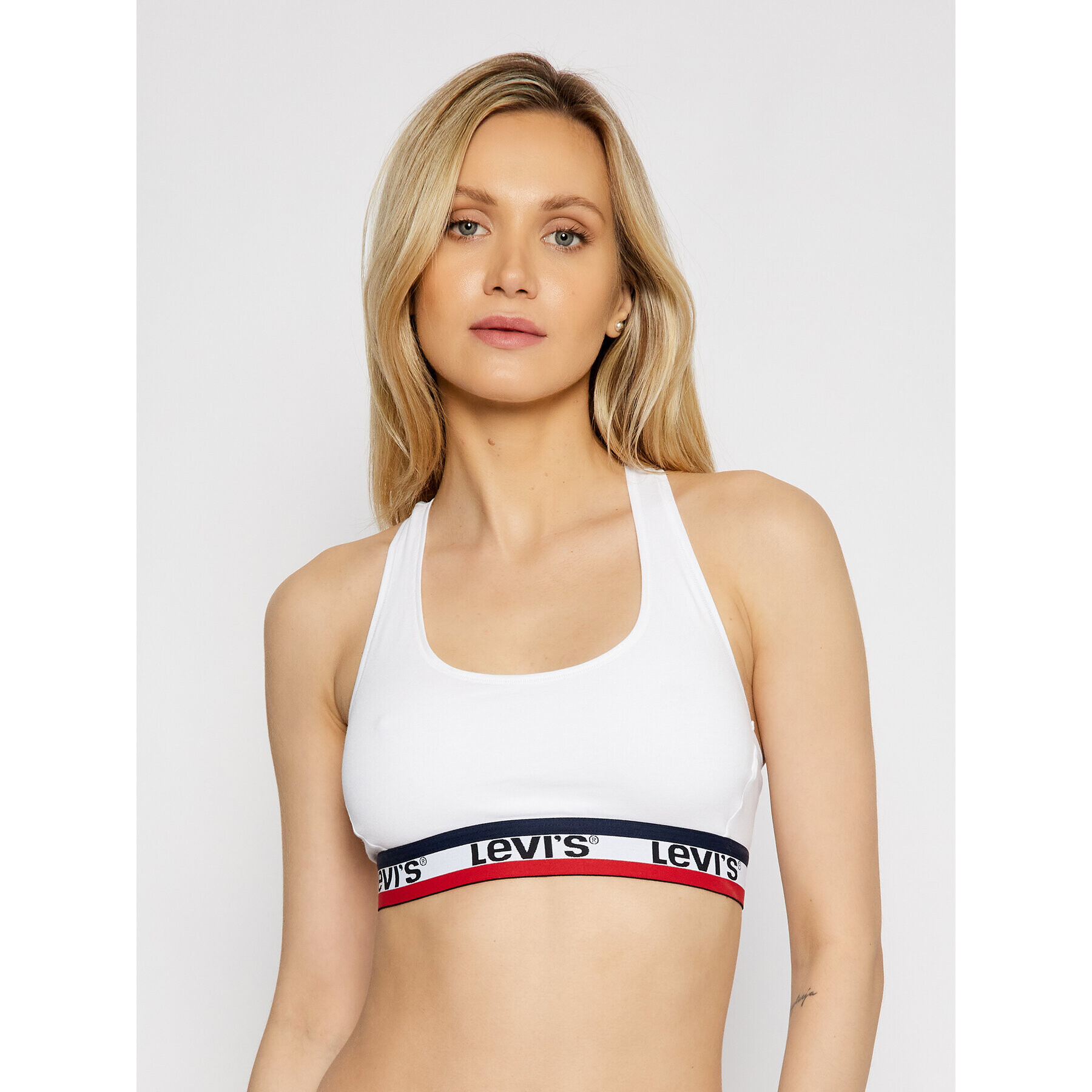 Levi's® Сутиен-топ Sporty 16985-0000 Бял - Pepit.bg