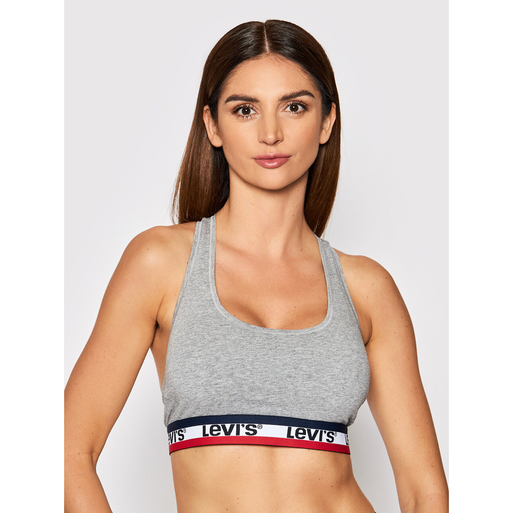 Levi's® Сутиен-топ Sporty 16985-0004 Сив - Pepit.bg