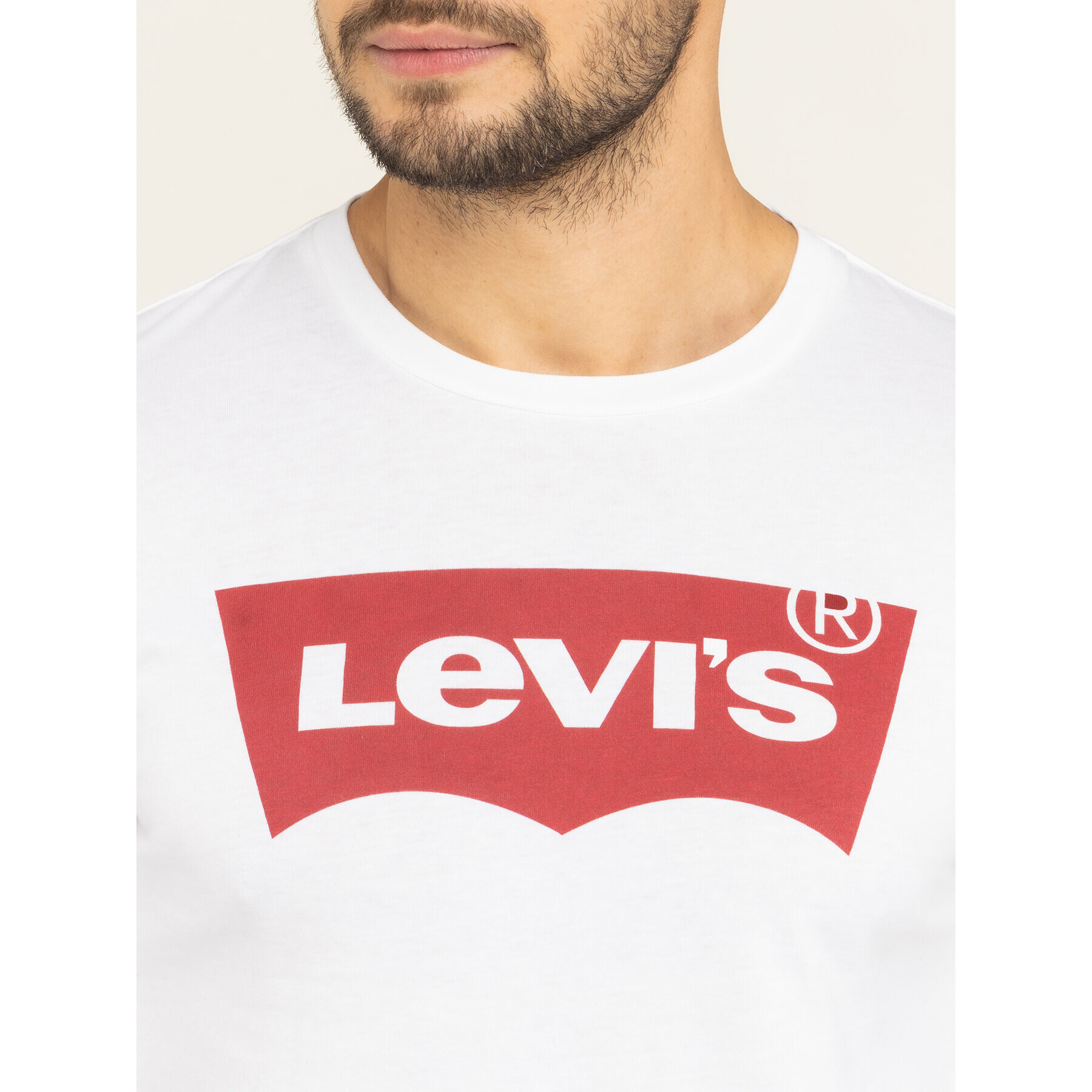 Levi's® Тениска с дълъг ръкав Graphic Tee 36015-0010 Бял Regular Fit - Pepit.bg