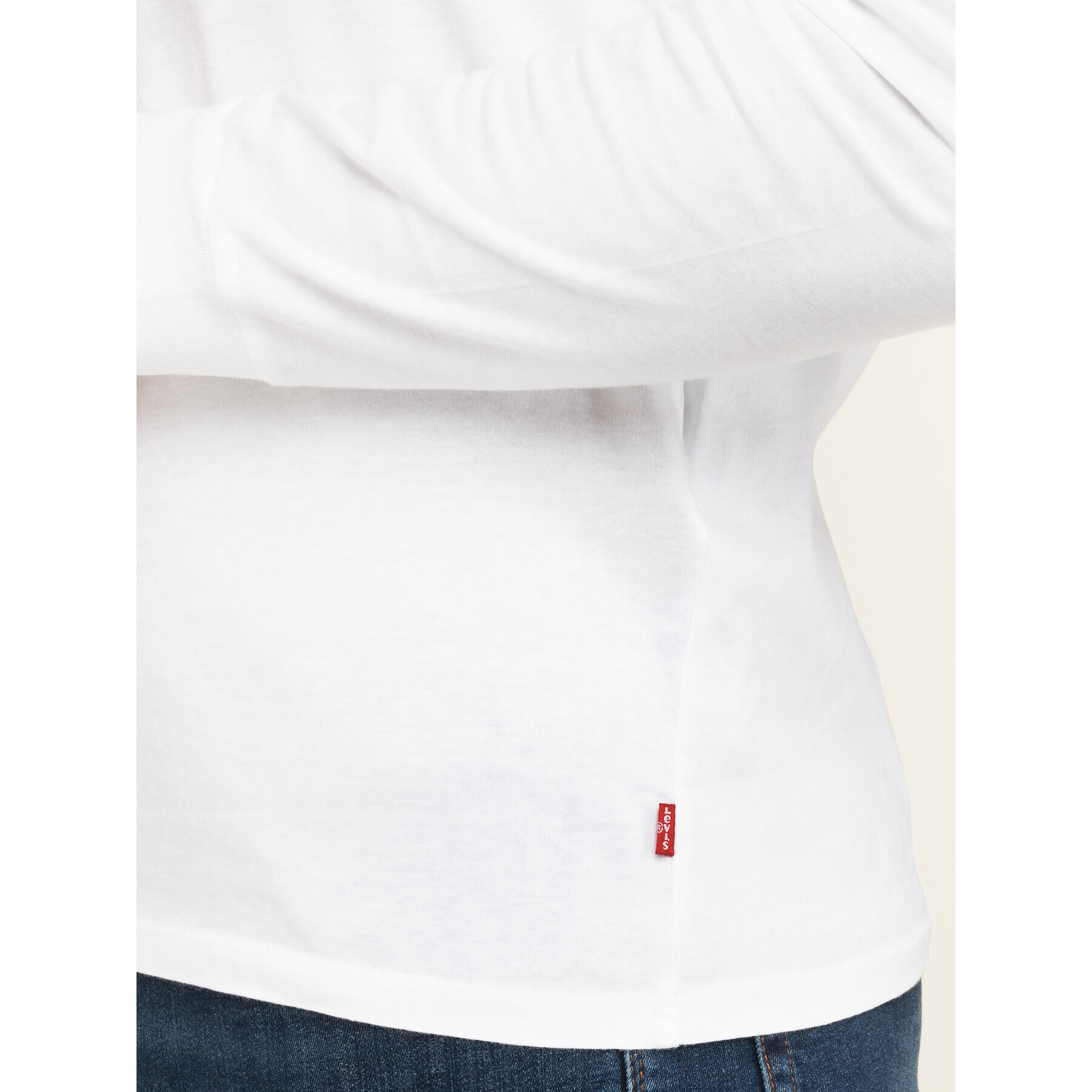 Levi's® Тениска с дълъг ръкав Graphic Tee 36015-0010 Бял Regular Fit - Pepit.bg