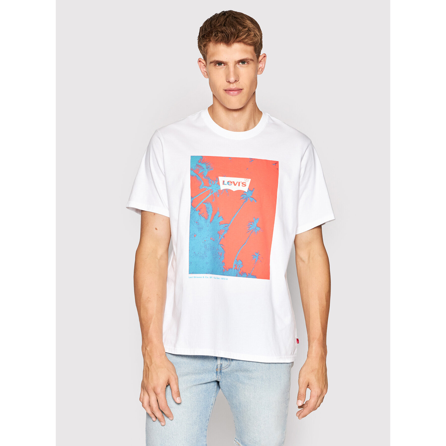 Levi's® Тишърт 16143-0012 Бял Relaxed Fit - Pepit.bg