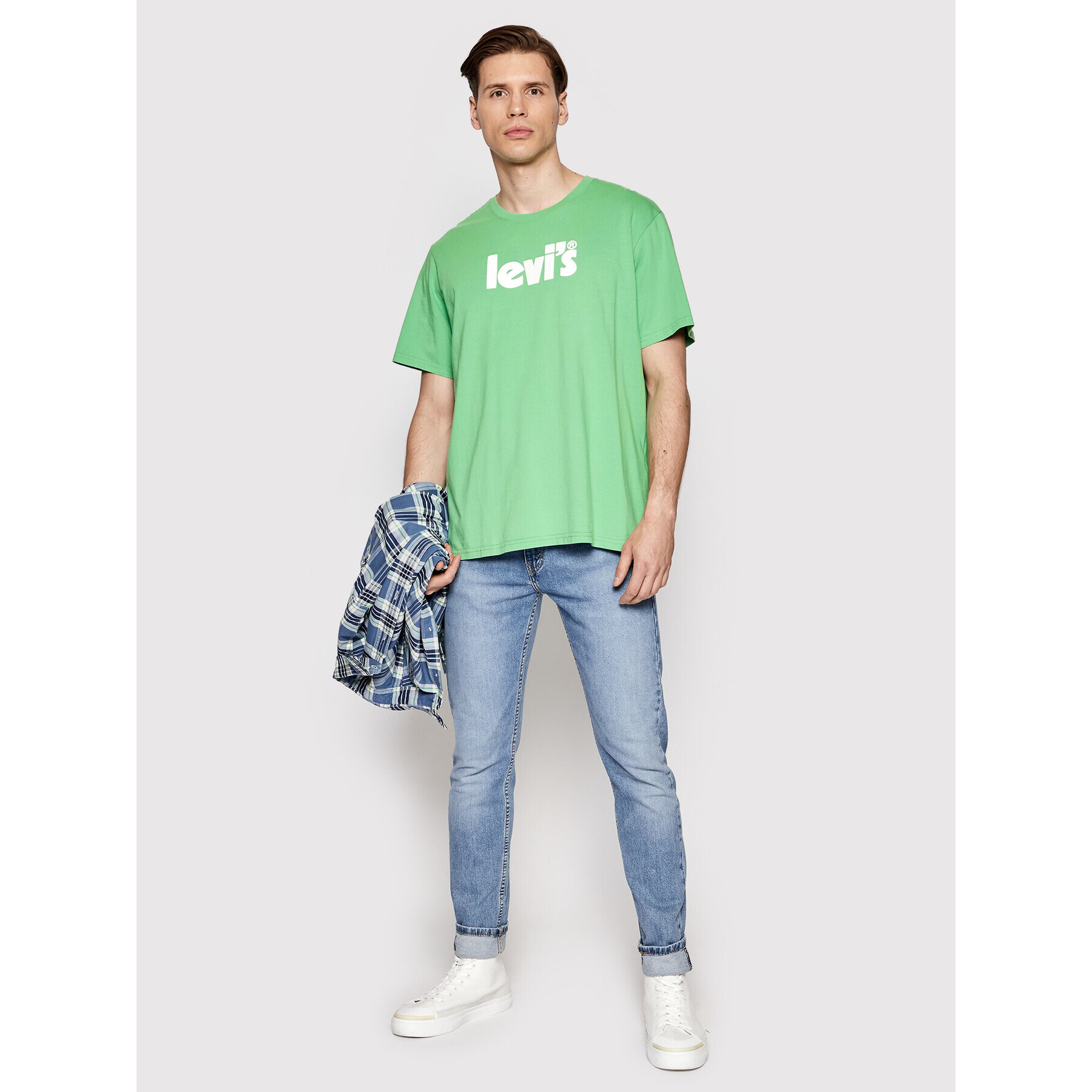 Levi's® Тишърт 16143-0141 Зелен Relaxed Fit - Pepit.bg