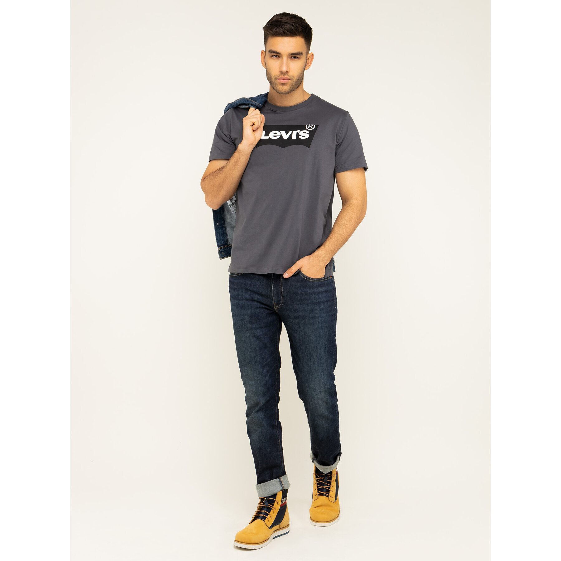 Levi's® Тишърт 22489-0248 Сив Regular Fit - Pepit.bg