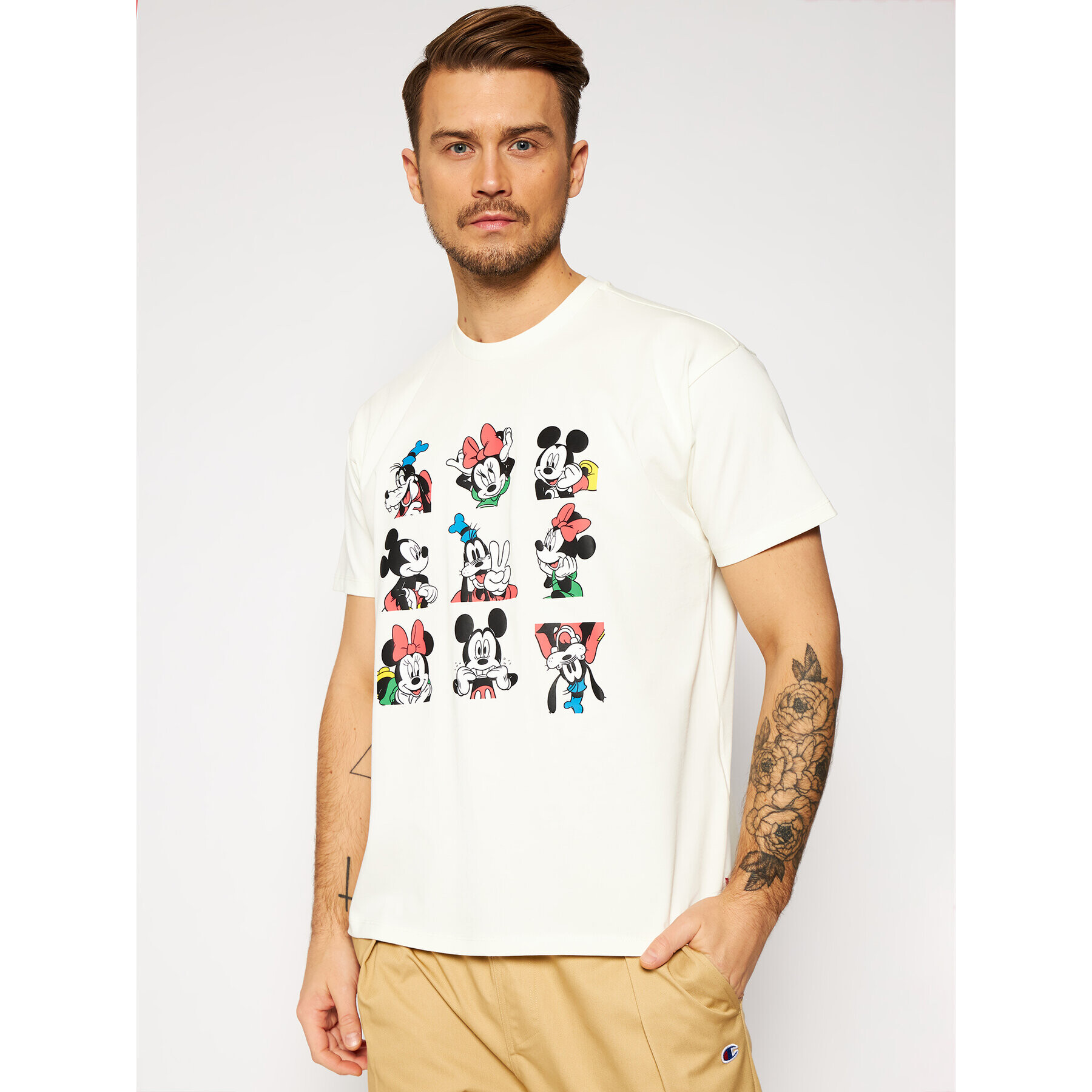 Levi's® Тишърт DISNEY Mickey & Friends A0612-0002 Бял Regular Fit - Pepit.bg