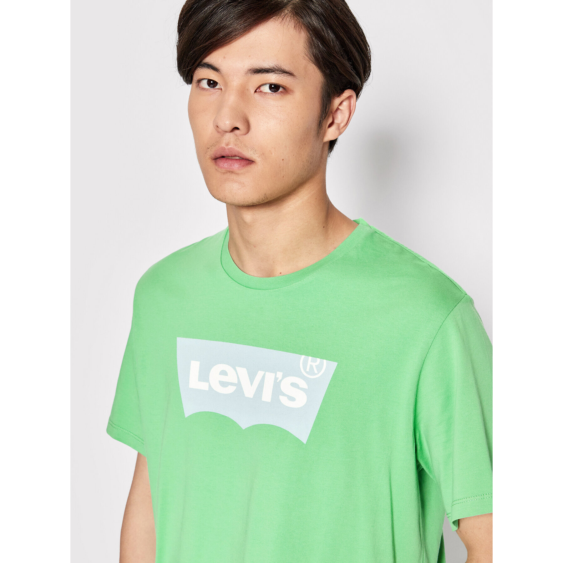 Levi's® Тишърт Graphic Crewneck 22491-0234 Зелен Regular Fit - Pepit.bg