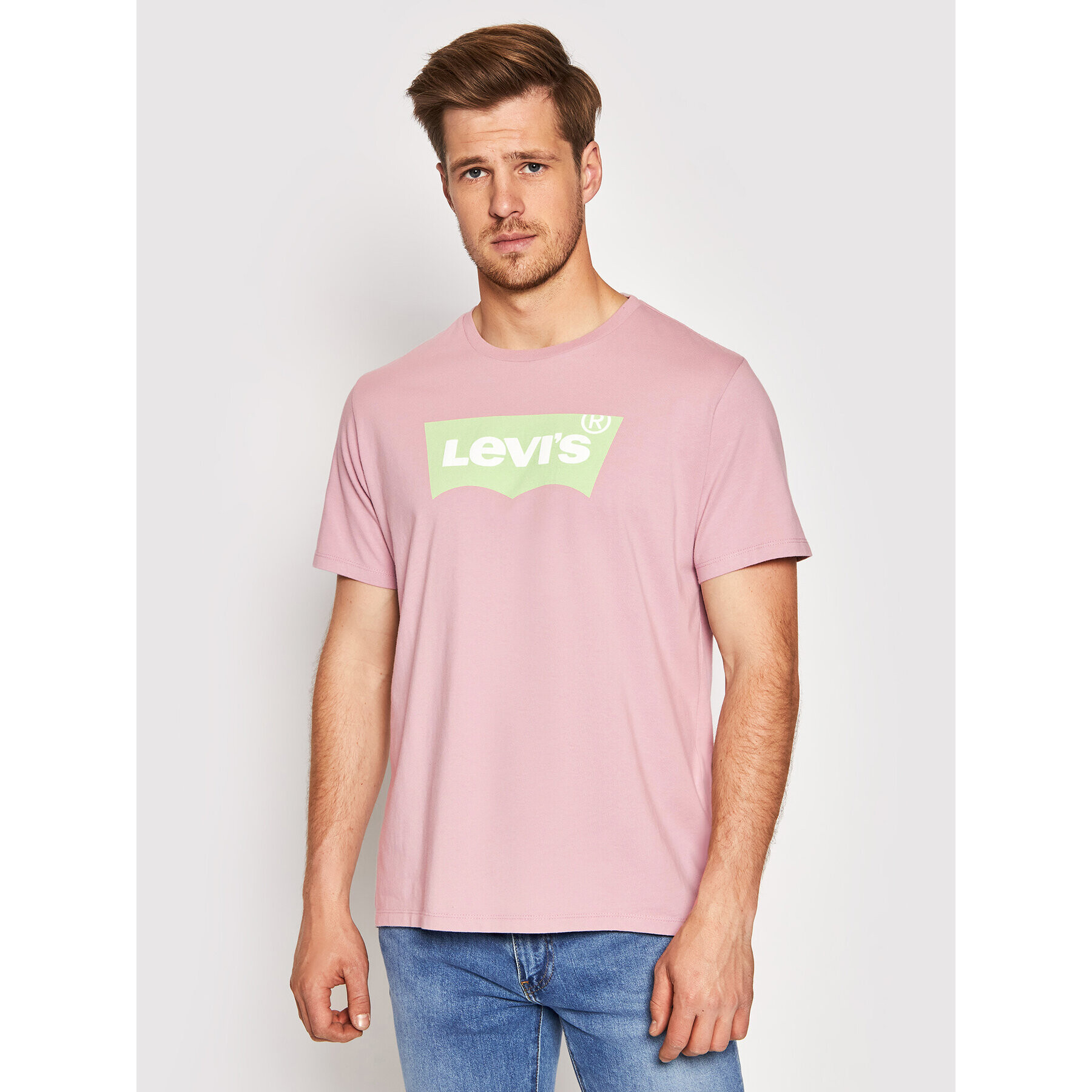 Levi's® Тишърт Graphic Tee Housemark 22489-0430 Виолетов Standard Fit - Pepit.bg