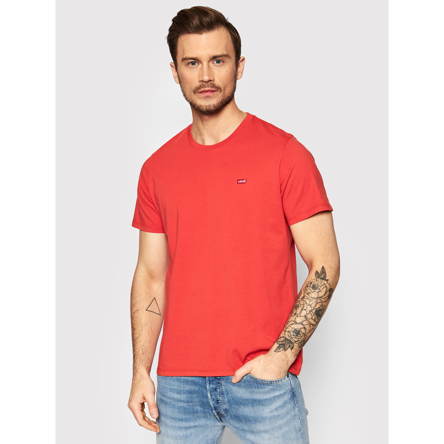 Levi's® Тишърт Original Housemark 56605-0121 Оранжев Standard Fit - Pepit.bg