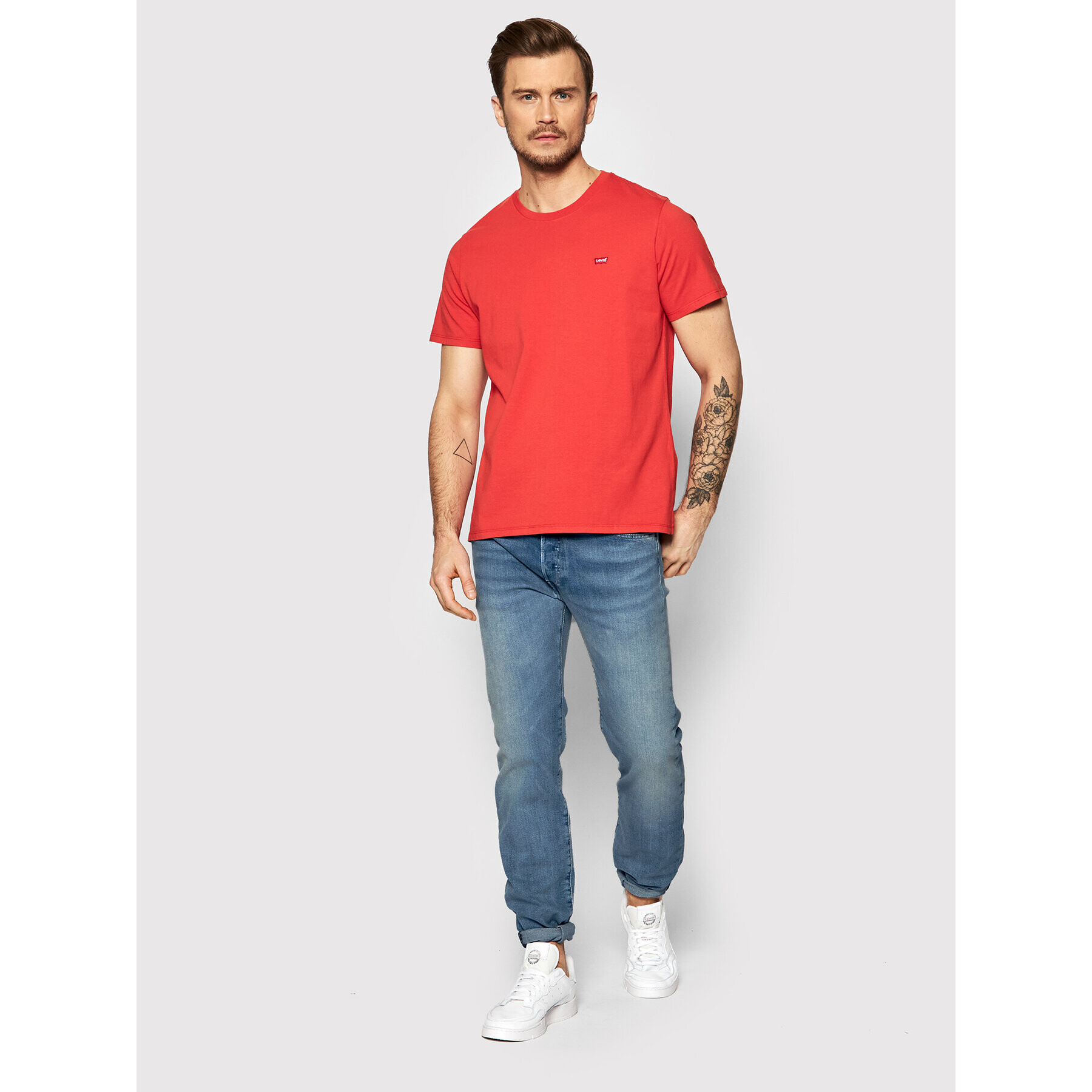 Levi's® Тишърт Original Housemark 56605-0121 Оранжев Standard Fit - Pepit.bg