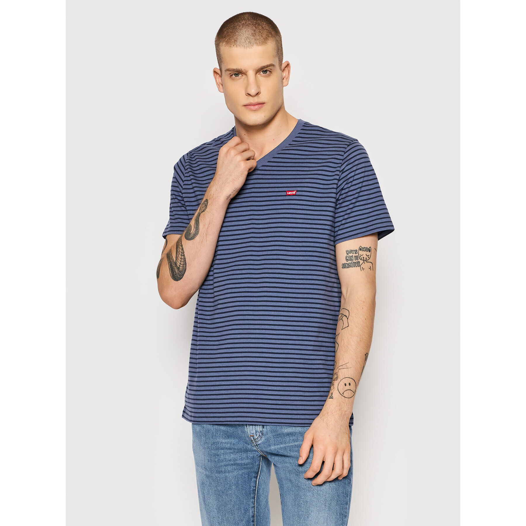 Levi's® Тишърт Original Housemark 85641-0018 Тъмносин Standard Fit - Pepit.bg