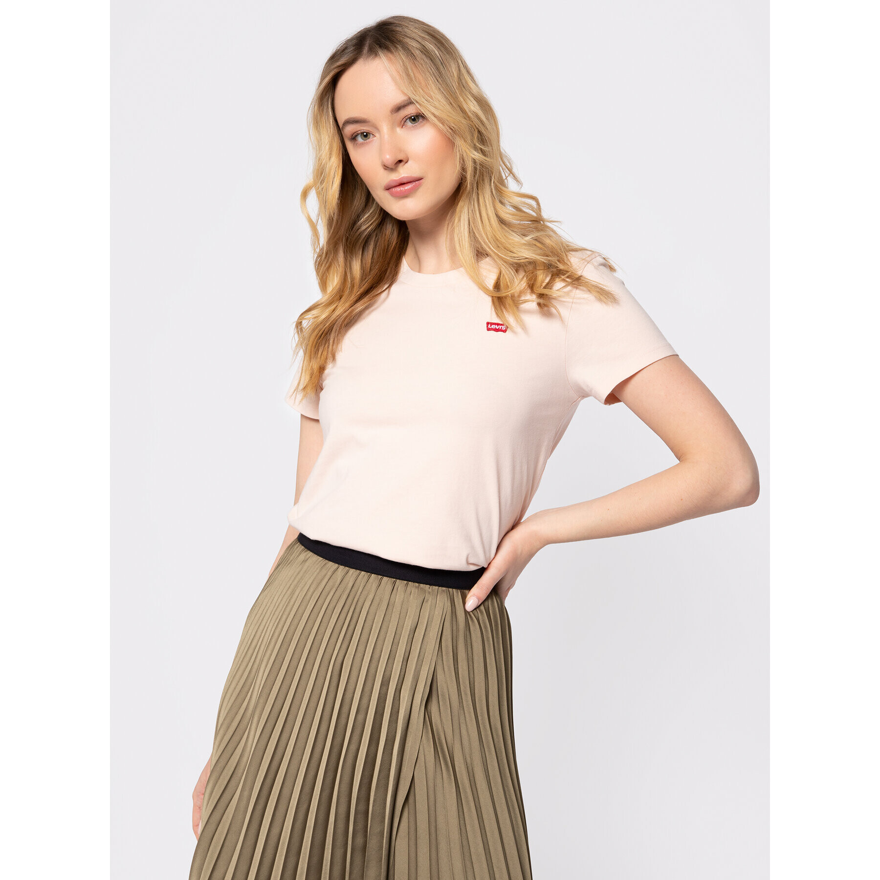 Levi's® Тишърт Perfect Tee 39185-0076 Розов Regular Fit - Pepit.bg