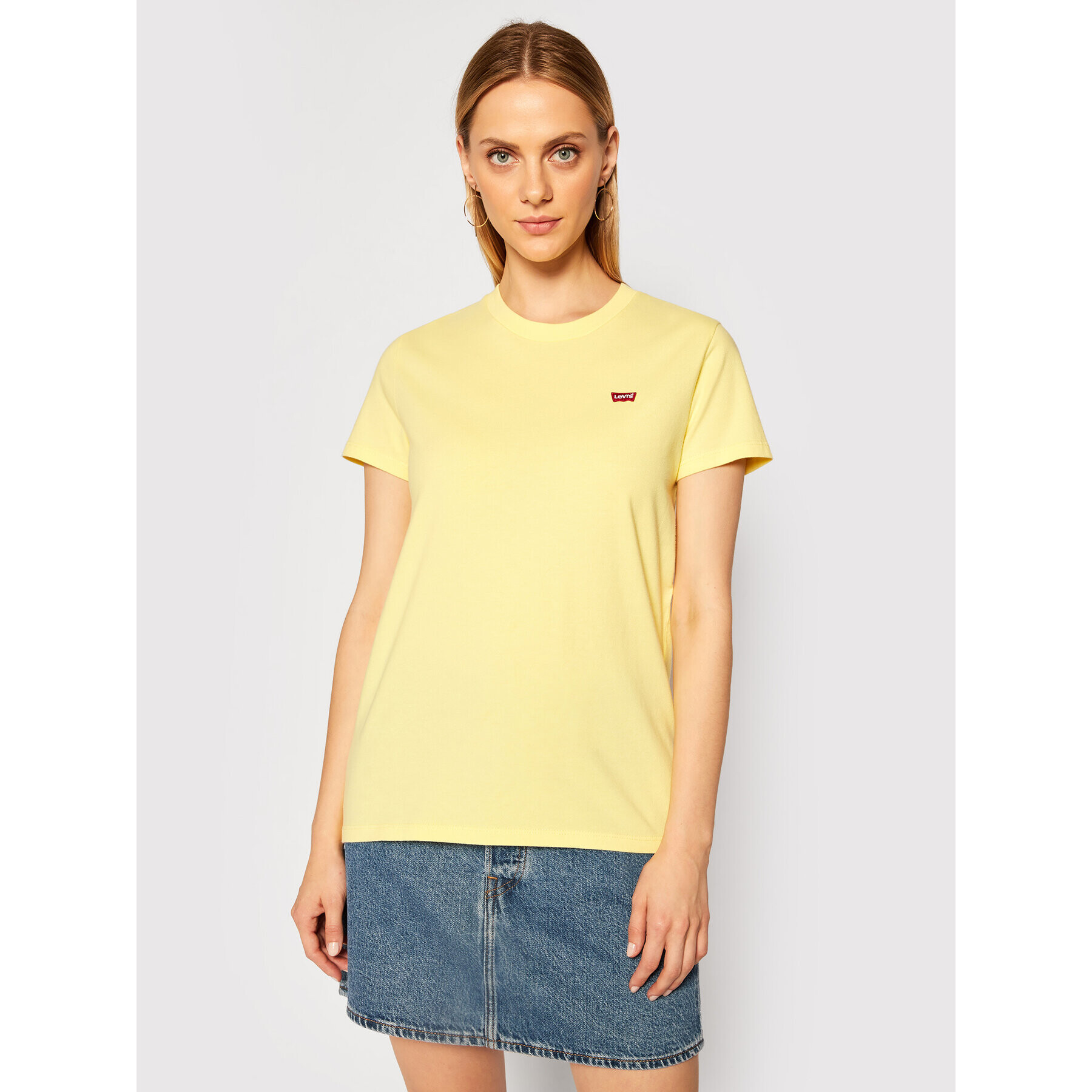 Levi's® Тишърт Perfect Tee 39185-0103 Жълт Regular Fit - Pepit.bg