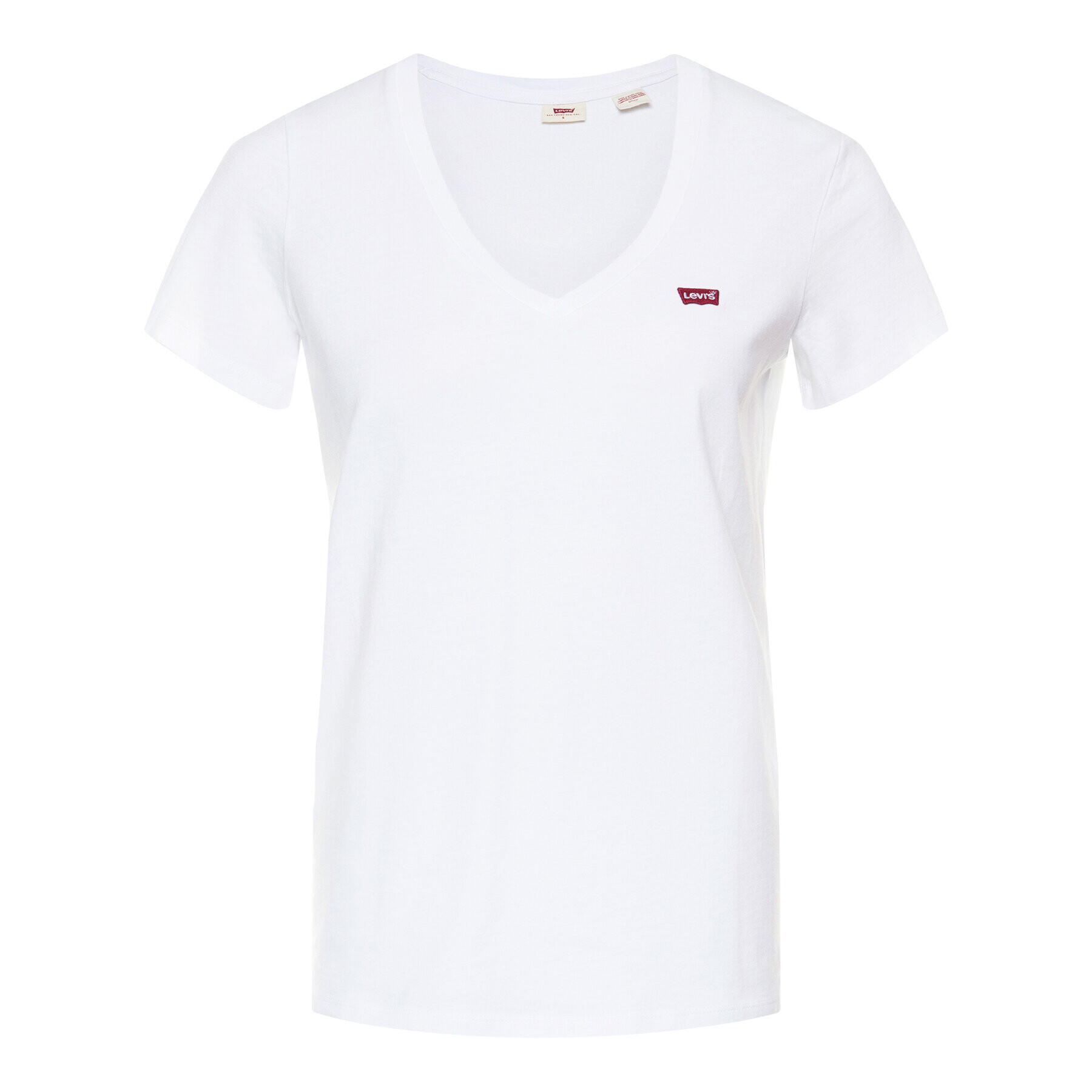 Levi's® Тишърт Perfect V-Neck Tee 85341-0002 Бял Regular Fit - Pepit.bg