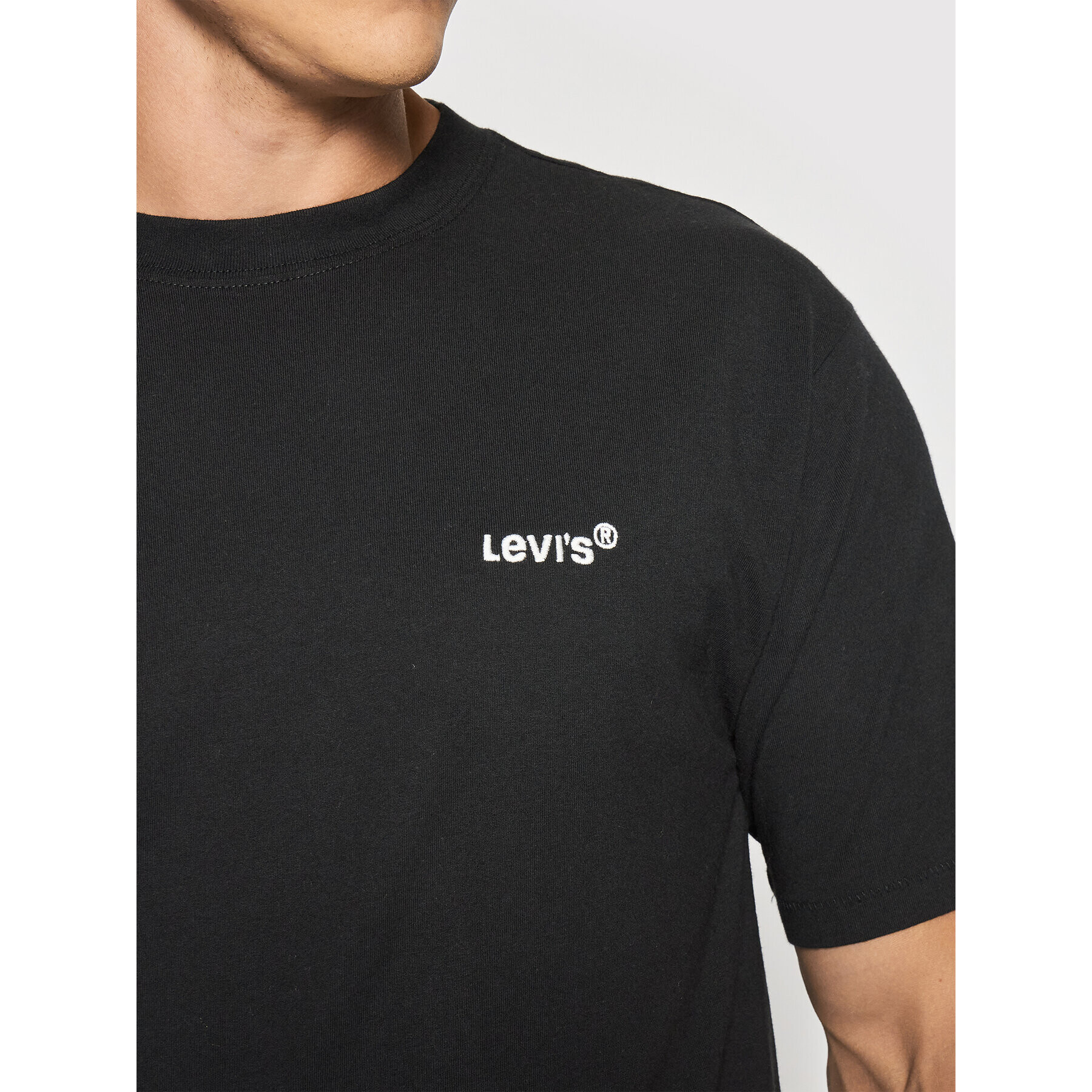 Levi's® Тишърт Red Tab™ A0637-0001 Черен Boxy Fit - Pepit.bg