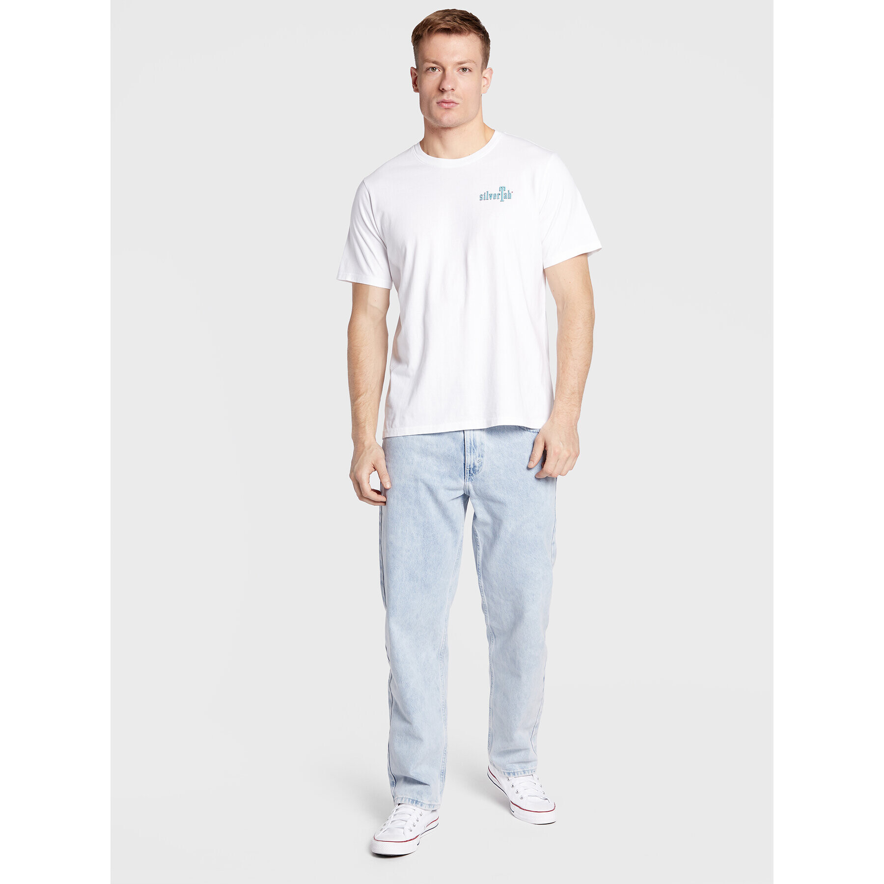 Levi's® Тишърт Silver Tab 16143-0615 Бял Relaxed Fit - Pepit.bg