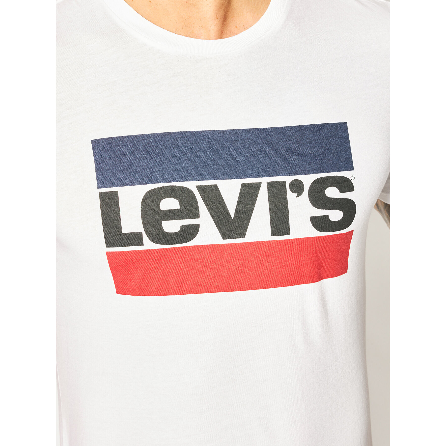 Levi's® Тишърт Sportswear Logo Graphic 39636-0000 Бял Regular Fit - Pepit.bg