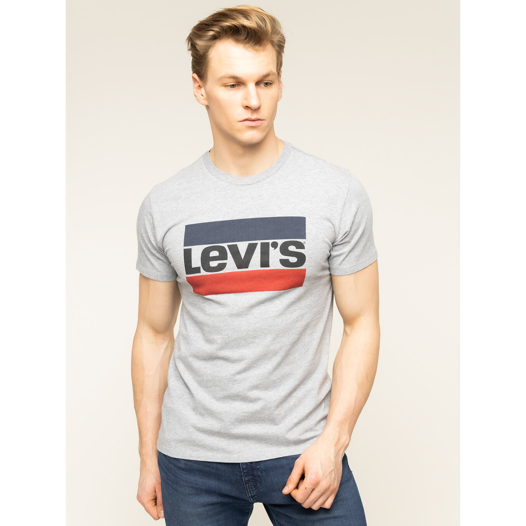 Levi's® Тишърт Sportswear Logo Graphic 39636-0002 Сив Regular Fit - Pepit.bg