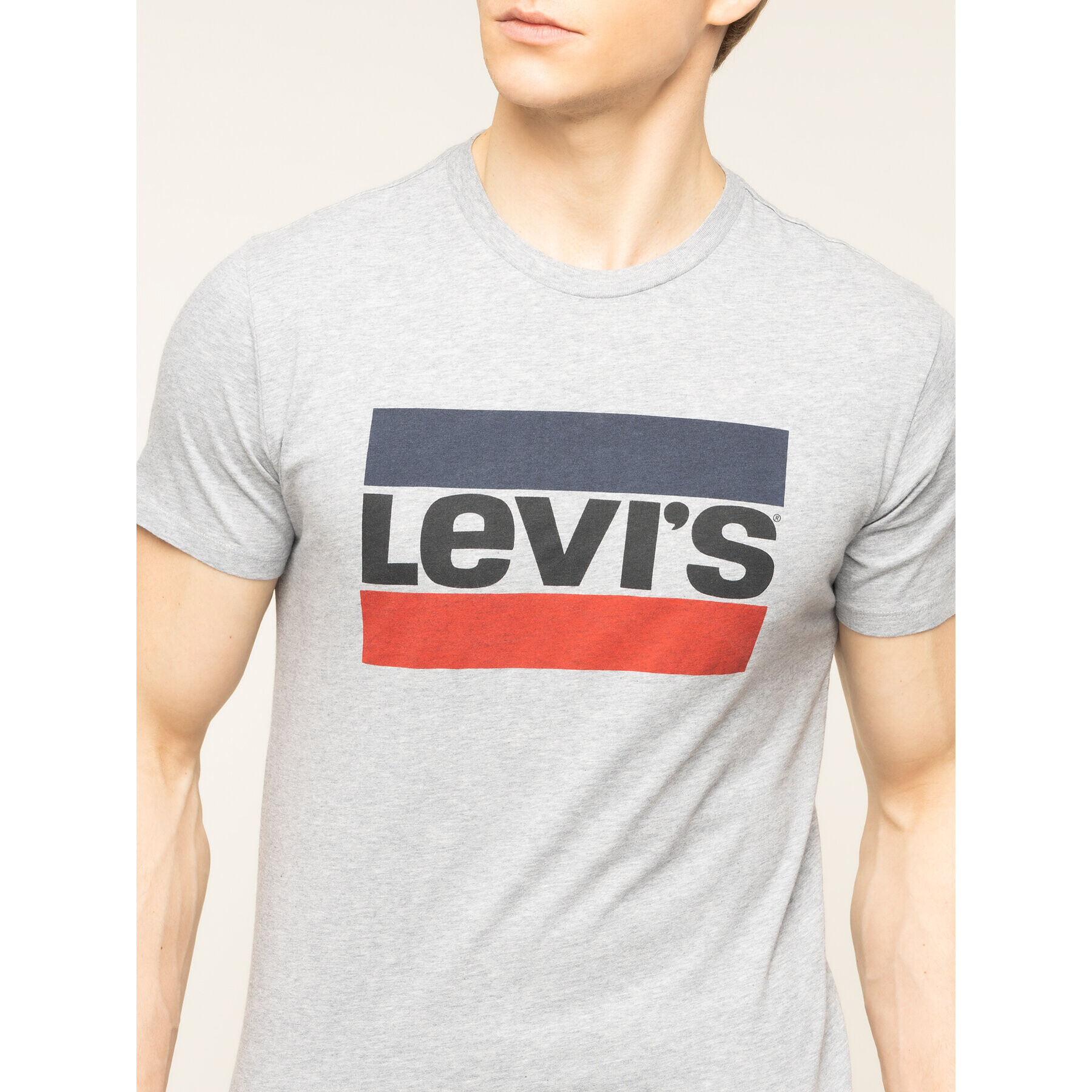 Levi's® Тишърт Sportswear Logo Graphic 39636-0002 Сив Regular Fit - Pepit.bg