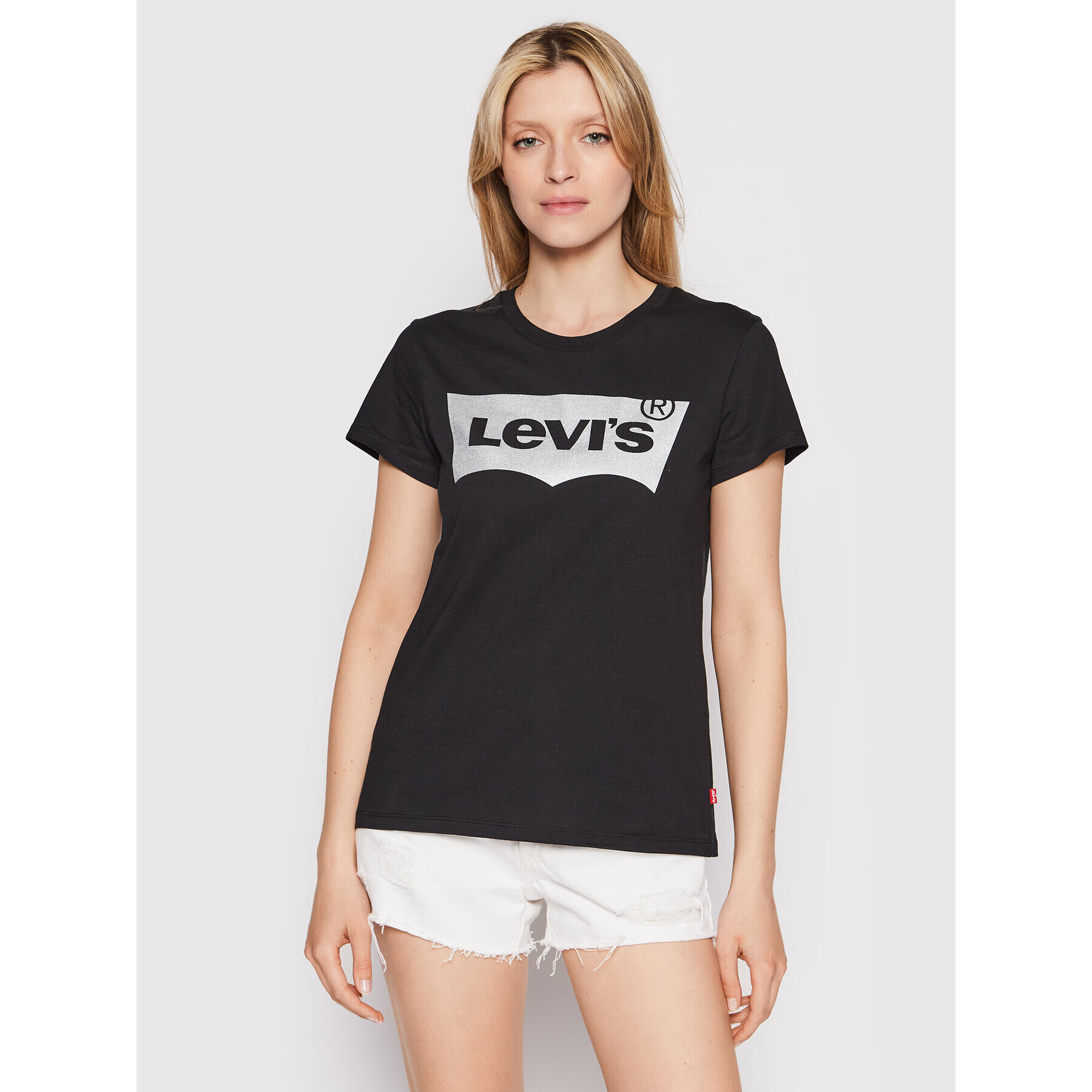 Levi's® Тишърт The Perfect 17369-0483 Черен Regular Fit - Pepit.bg