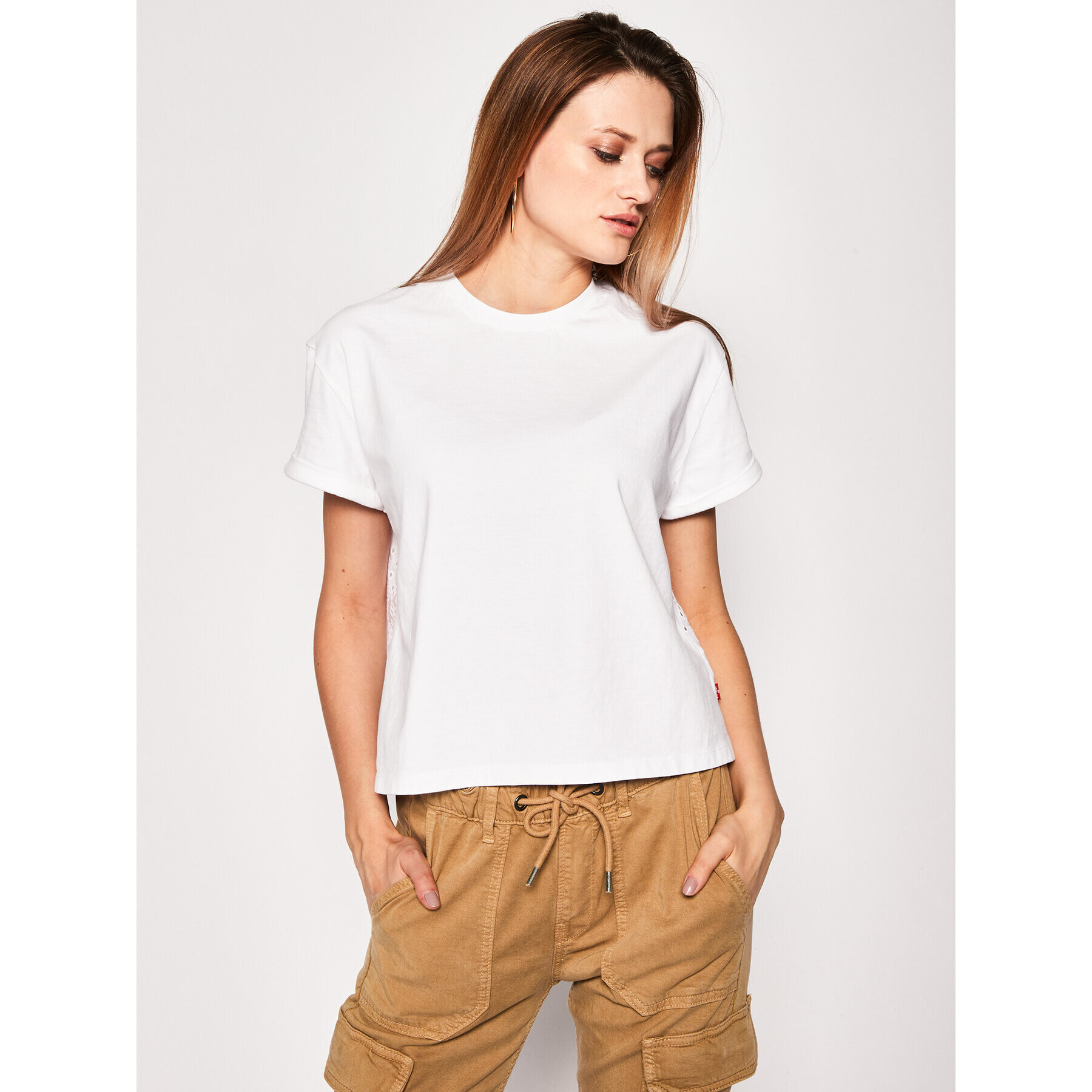 Levi's® Тишърт Veronica Tee 85783-0000 Бял Regular Fit - Pepit.bg