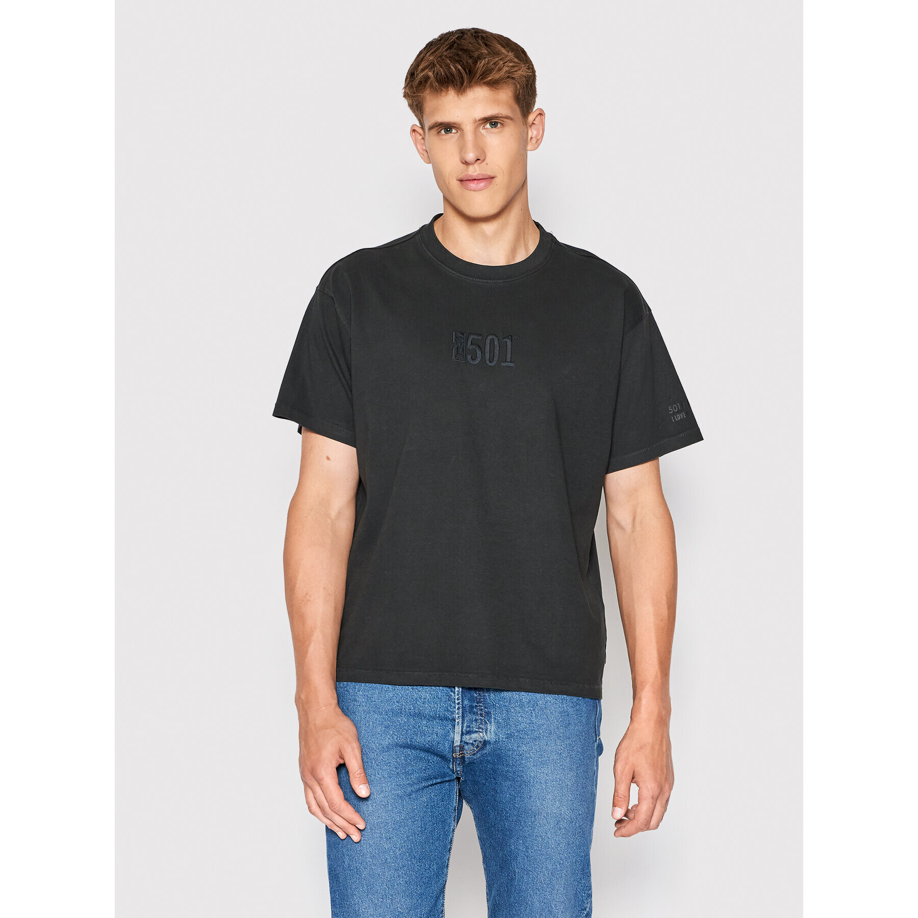 Levi's® Тишърт Vintage 501® 87373-0040 Черен Relaxed Fit - Pepit.bg