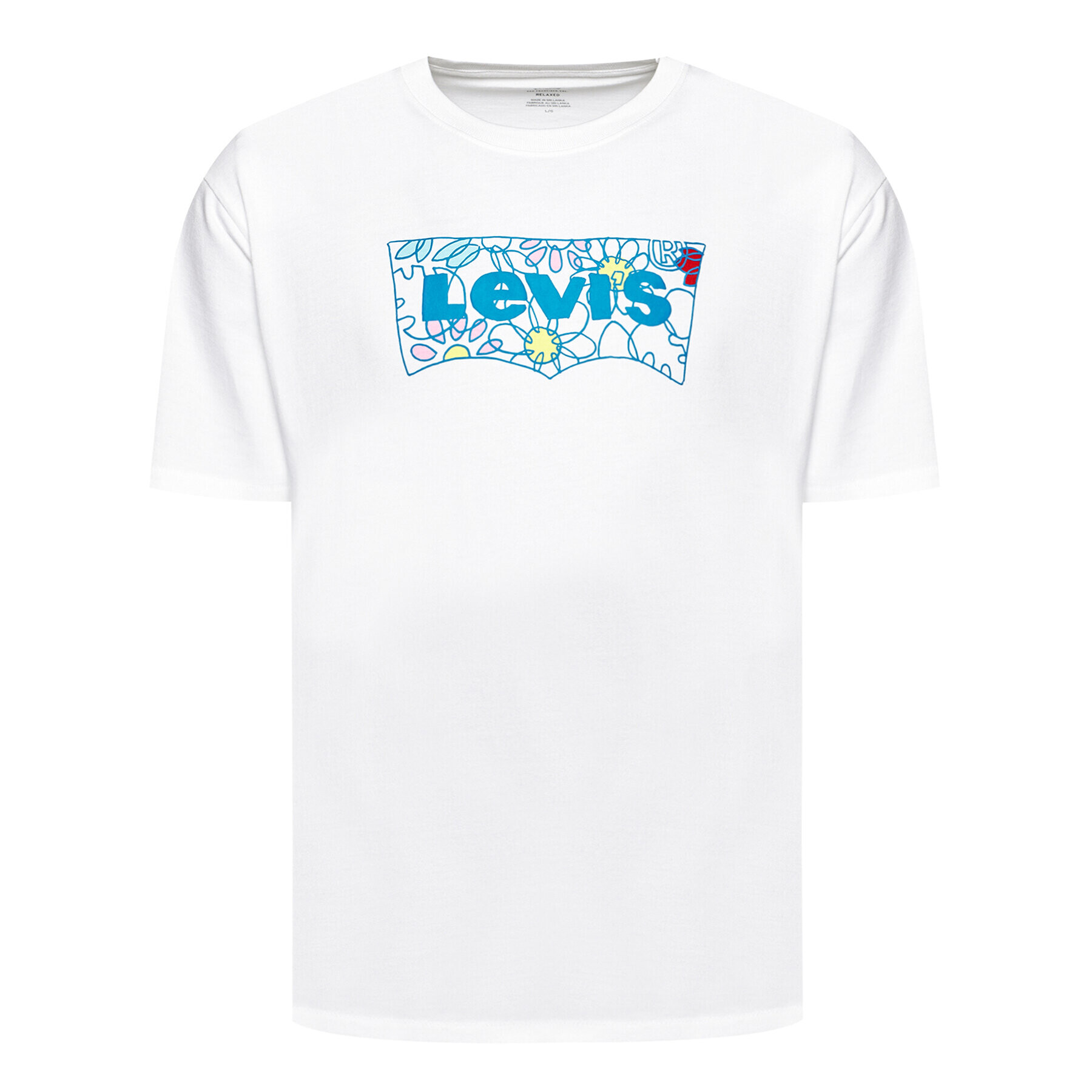 Levi's® Тишърт Vintage Graphic 87373-0012 Бял Relaxed Fit - Pepit.bg