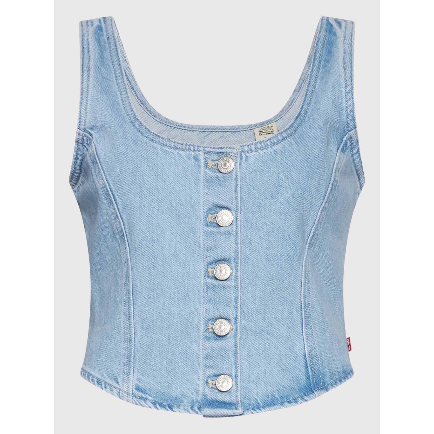 Levi's® топ Dani A3358-0000 Син Slim Fit - Pepit.bg