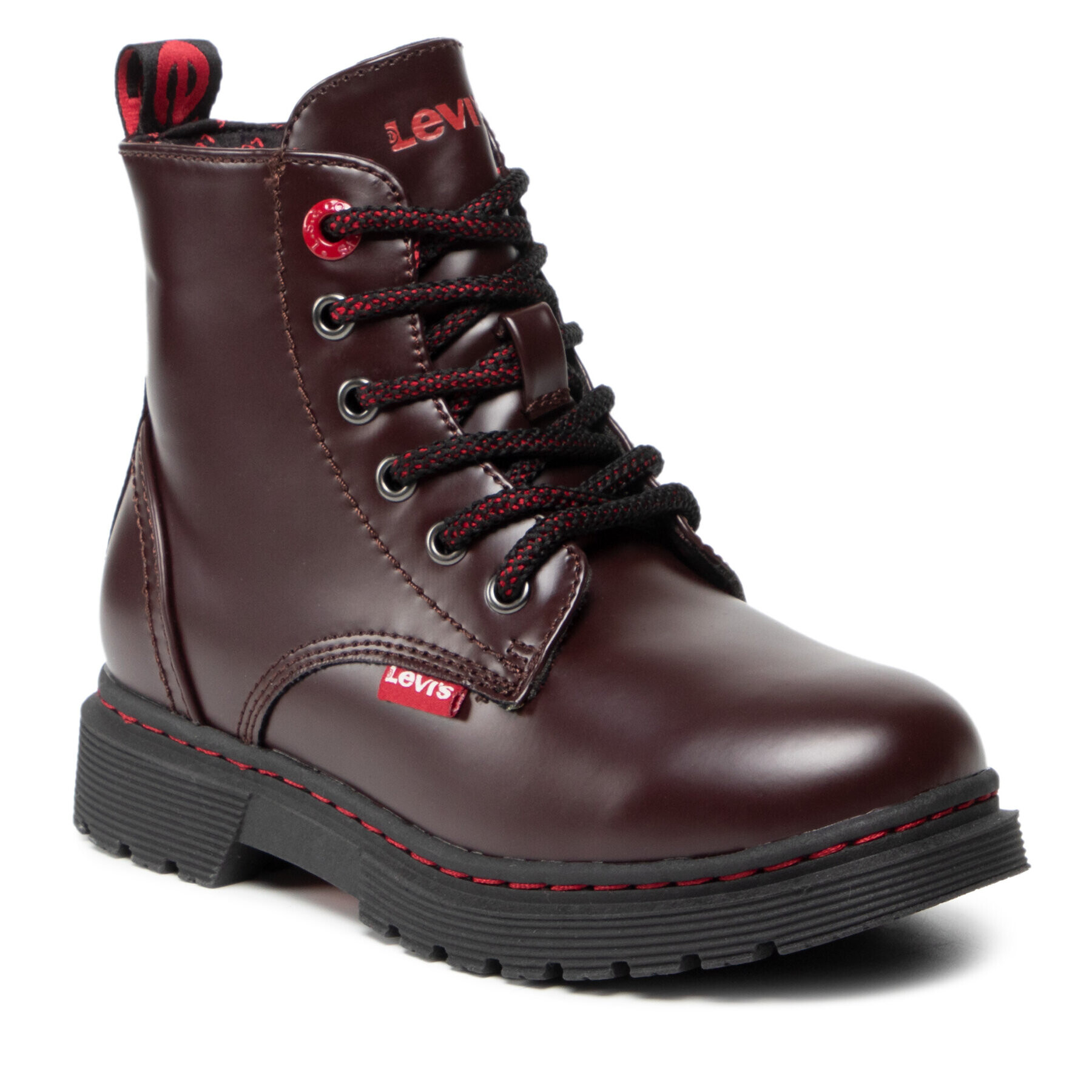 Levi's® Туристически oбувки VPHI0020S Бордо - Pepit.bg