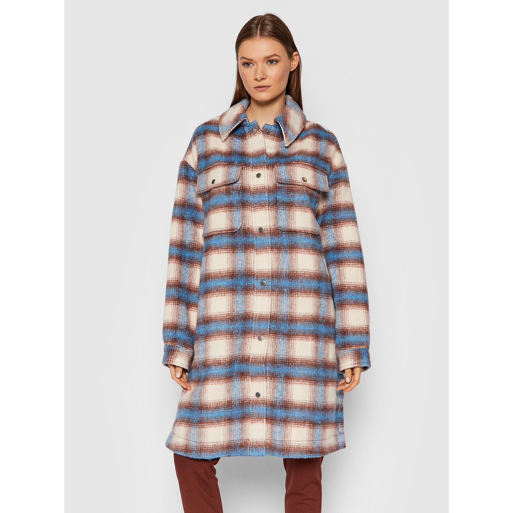 Levi's® Вълнено палто Selma A0716-0000 Бежов Oversize - Pepit.bg
