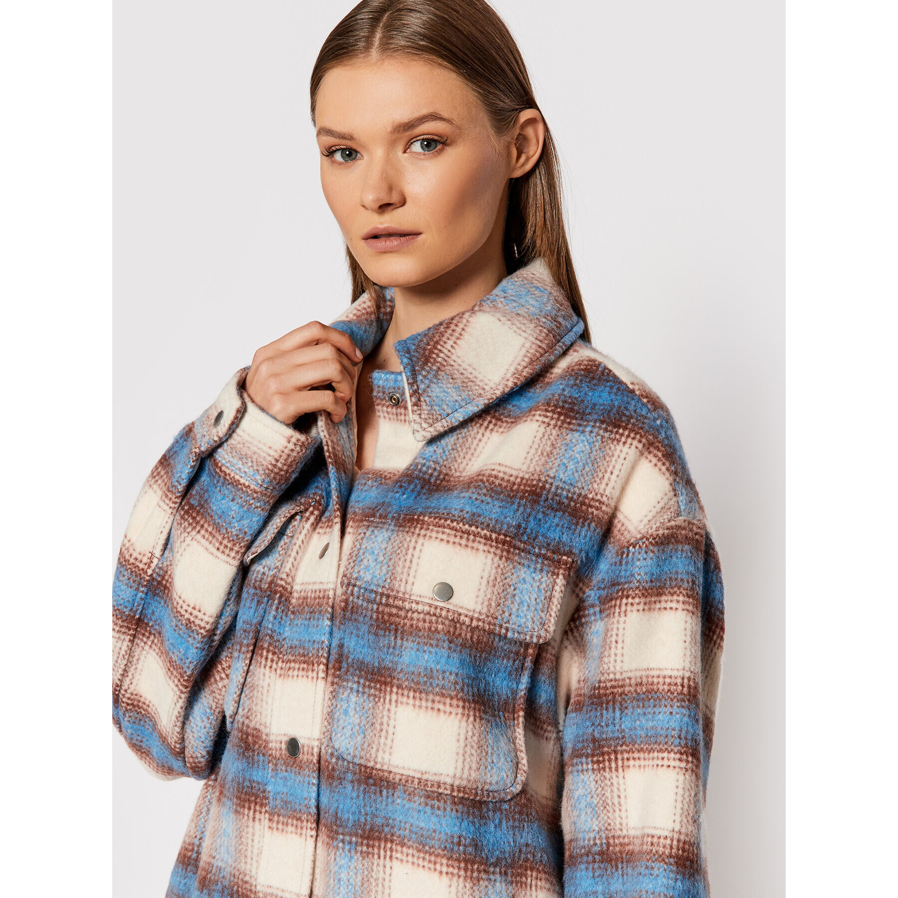Levi's® Вълнено палто Selma A0716-0000 Бежов Oversize - Pepit.bg