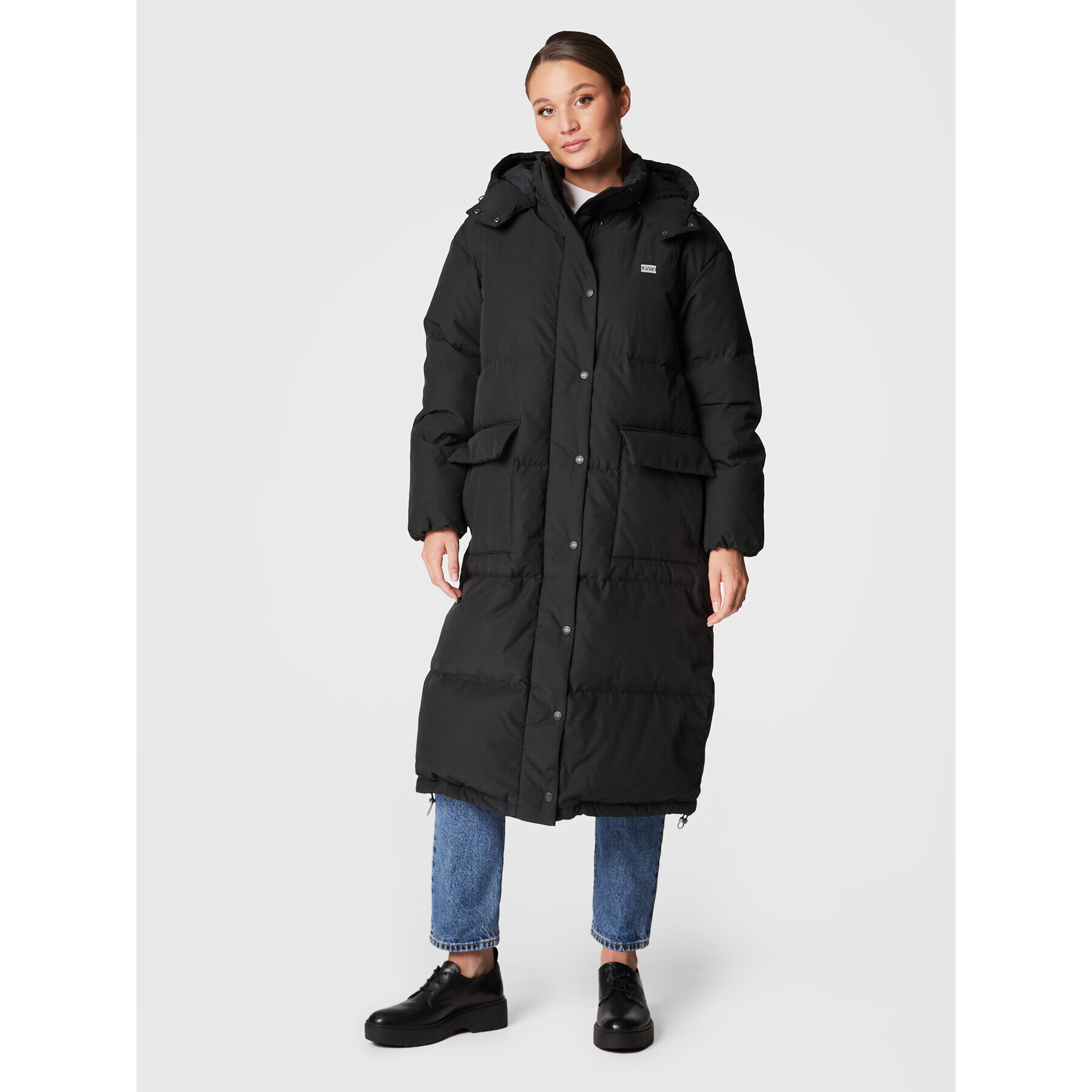 Levi's® Зимно яке Sleeping Bag A3255-0000 Черен Oversize - Pepit.bg